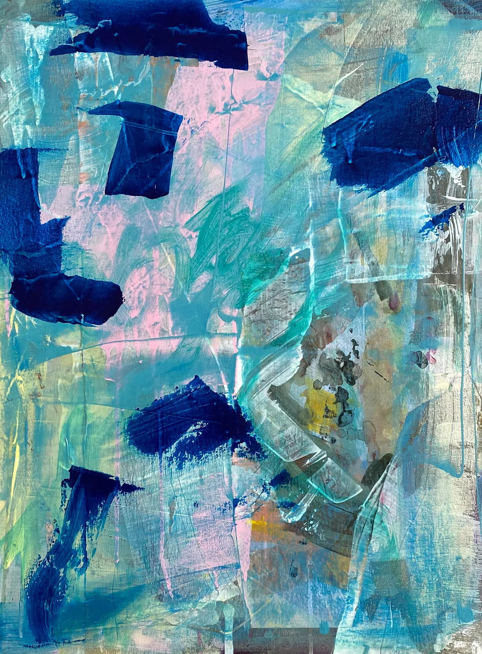 2022 Framed Painting by Jessalin Beutler "Wind on the Water" - 3