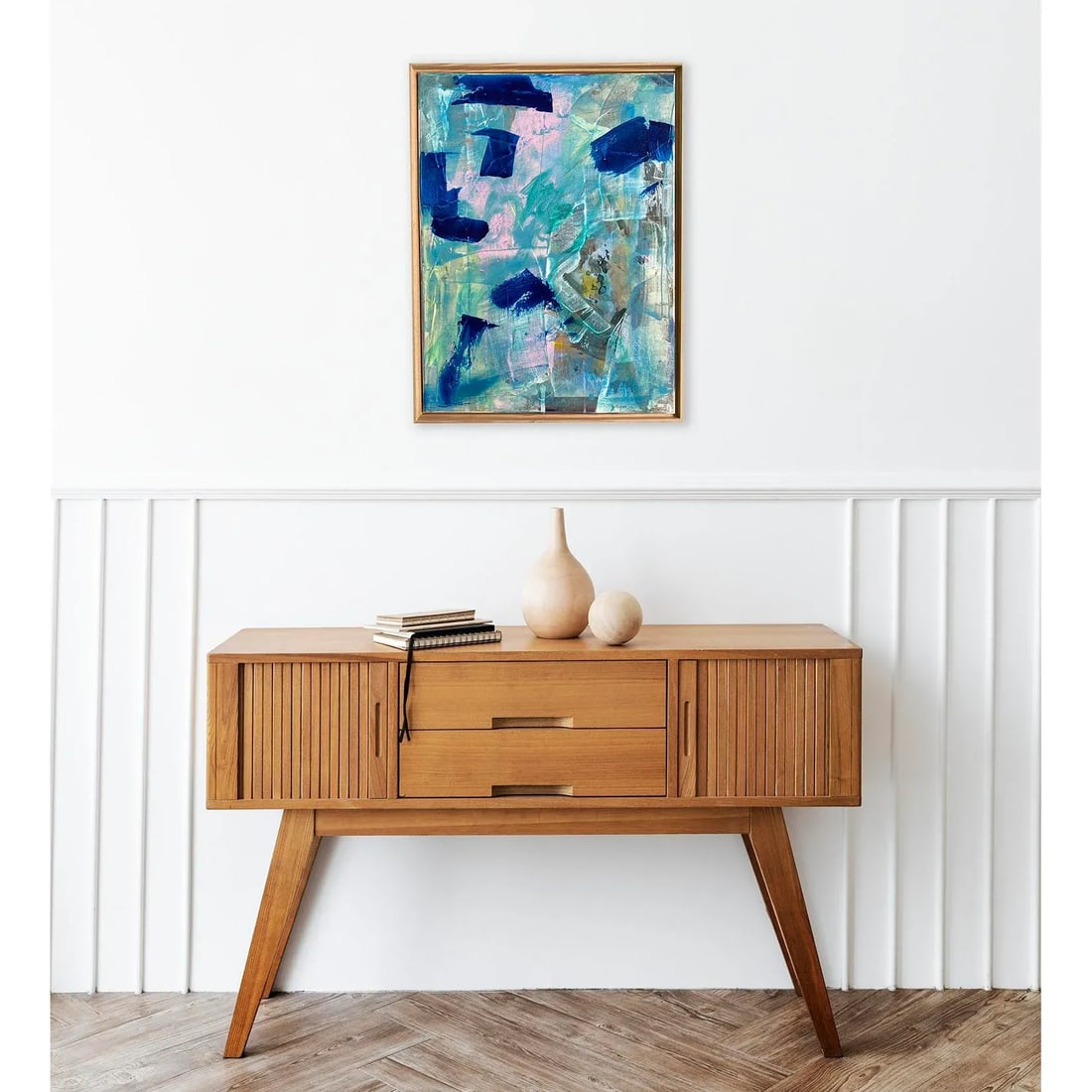 2022 Framed Painting by Jessalin Beutler "Wind on the Water" - 4