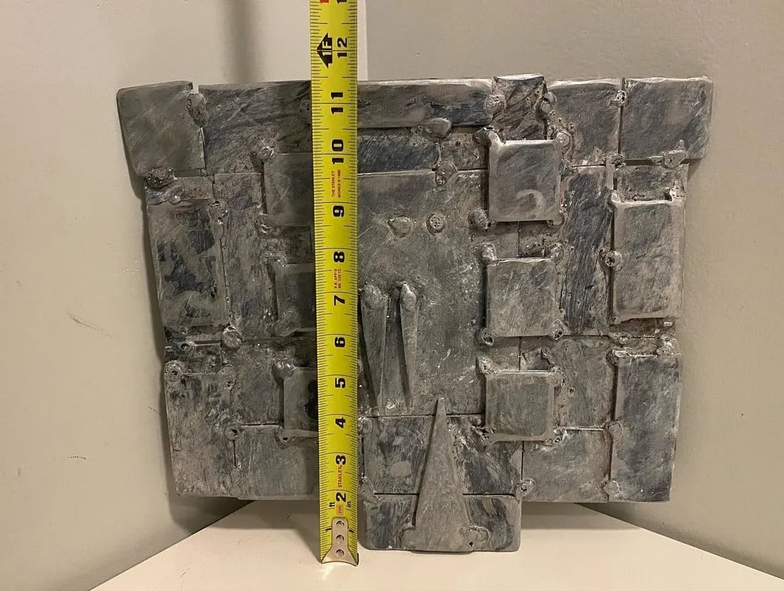 Ernst Zahnweh (1960-), Modern German Steel Relief Sculpture, Signed - 6