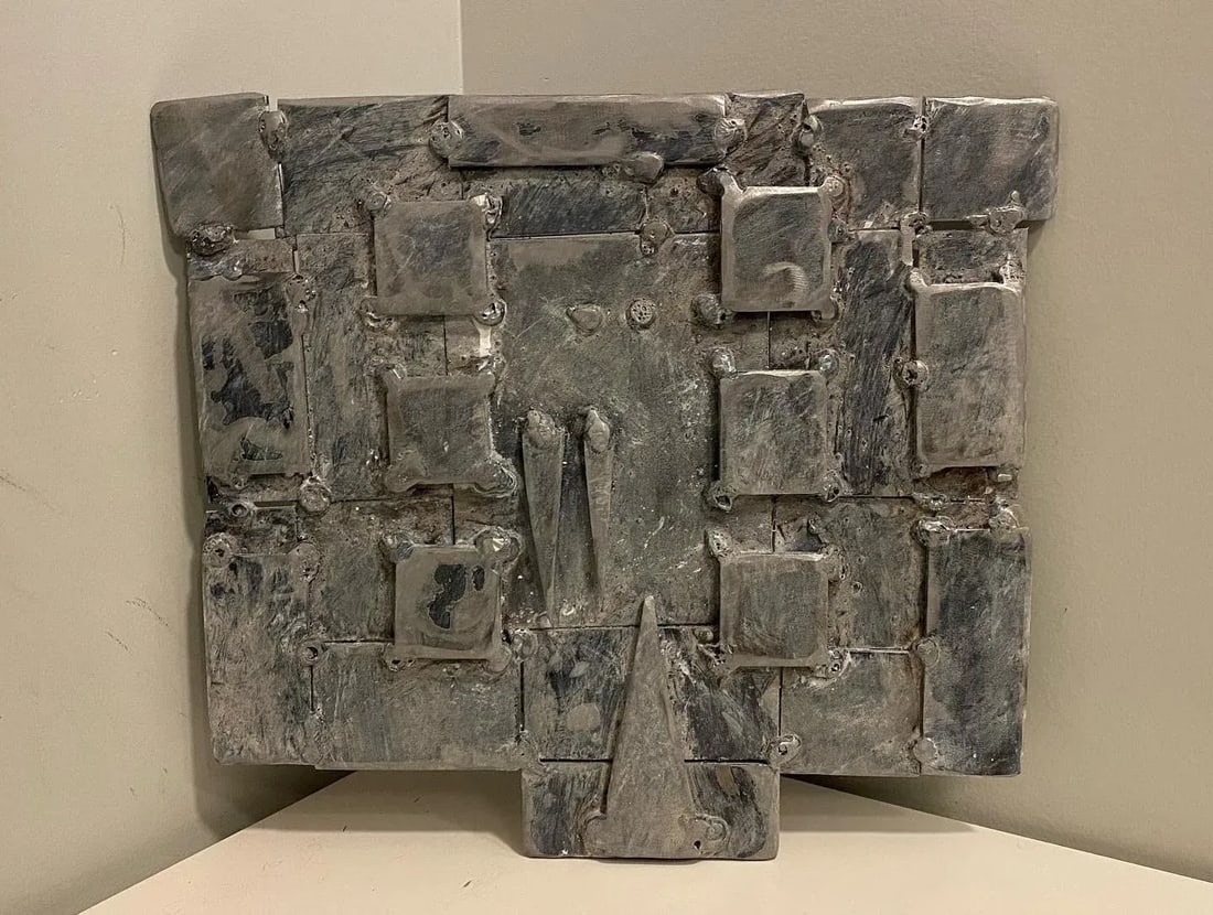 Ernst Zahnweh (1960-), Modern German Steel Relief Sculpture, Signed - 7