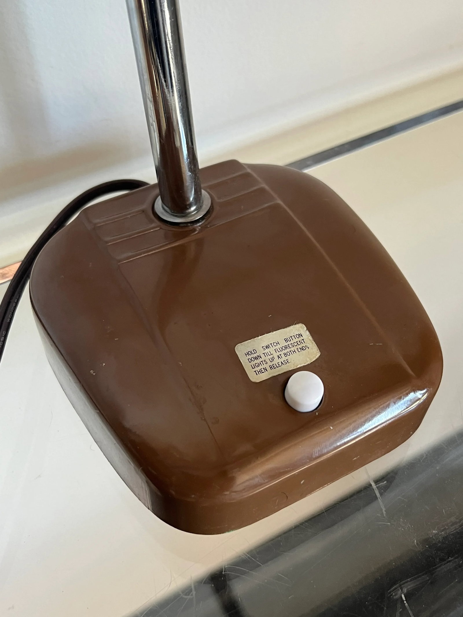 1970's Brown Desk Task Lamp - 3