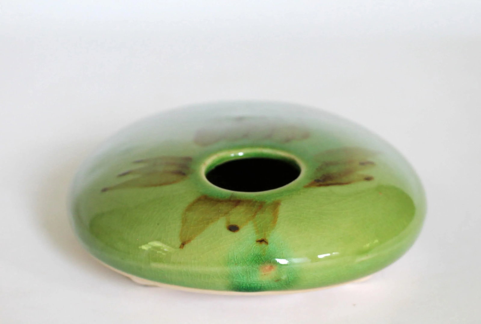 Vintage Studio Art Glazed Flower Frog - 5