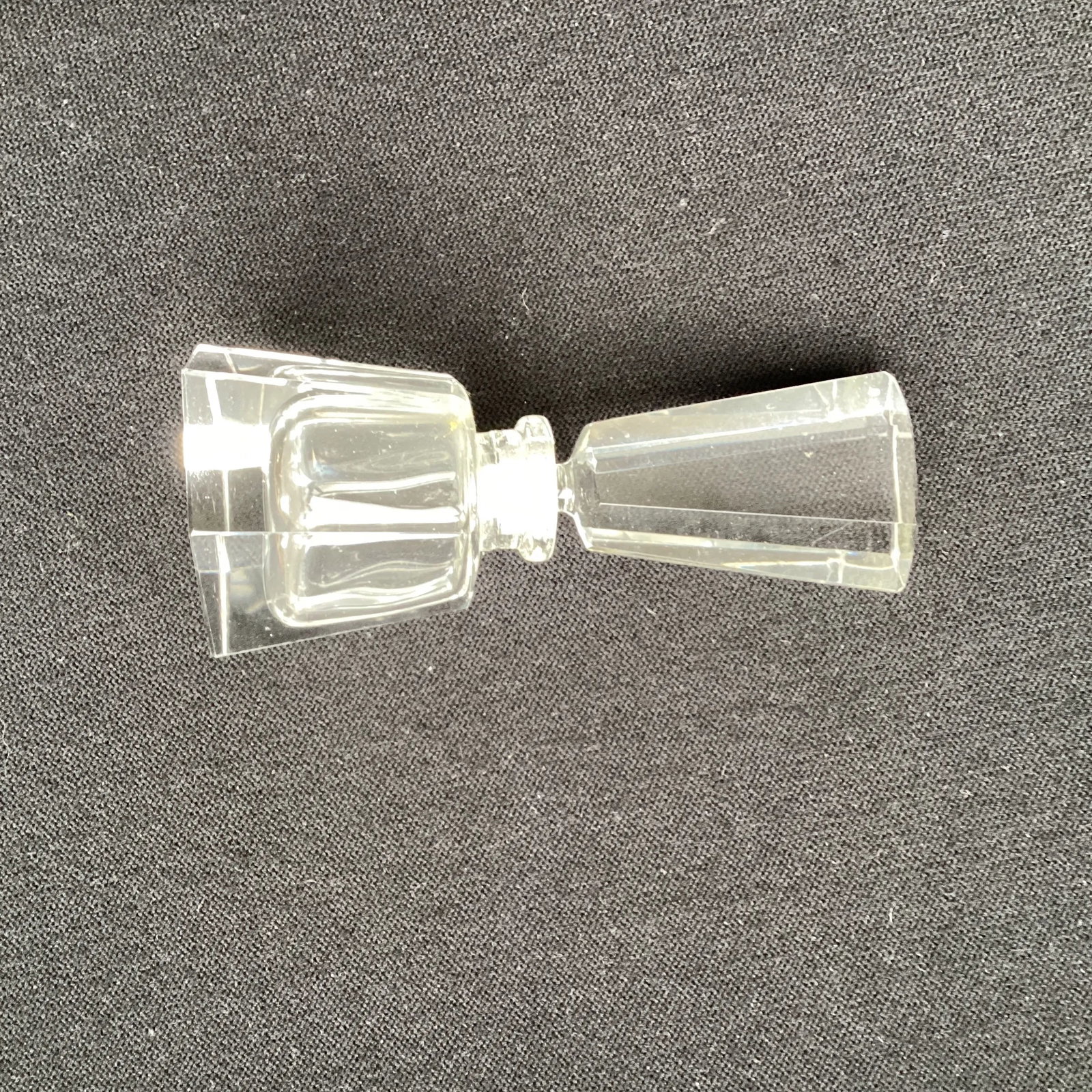 Lead Glass Six Sided Perfume Bottle - 2