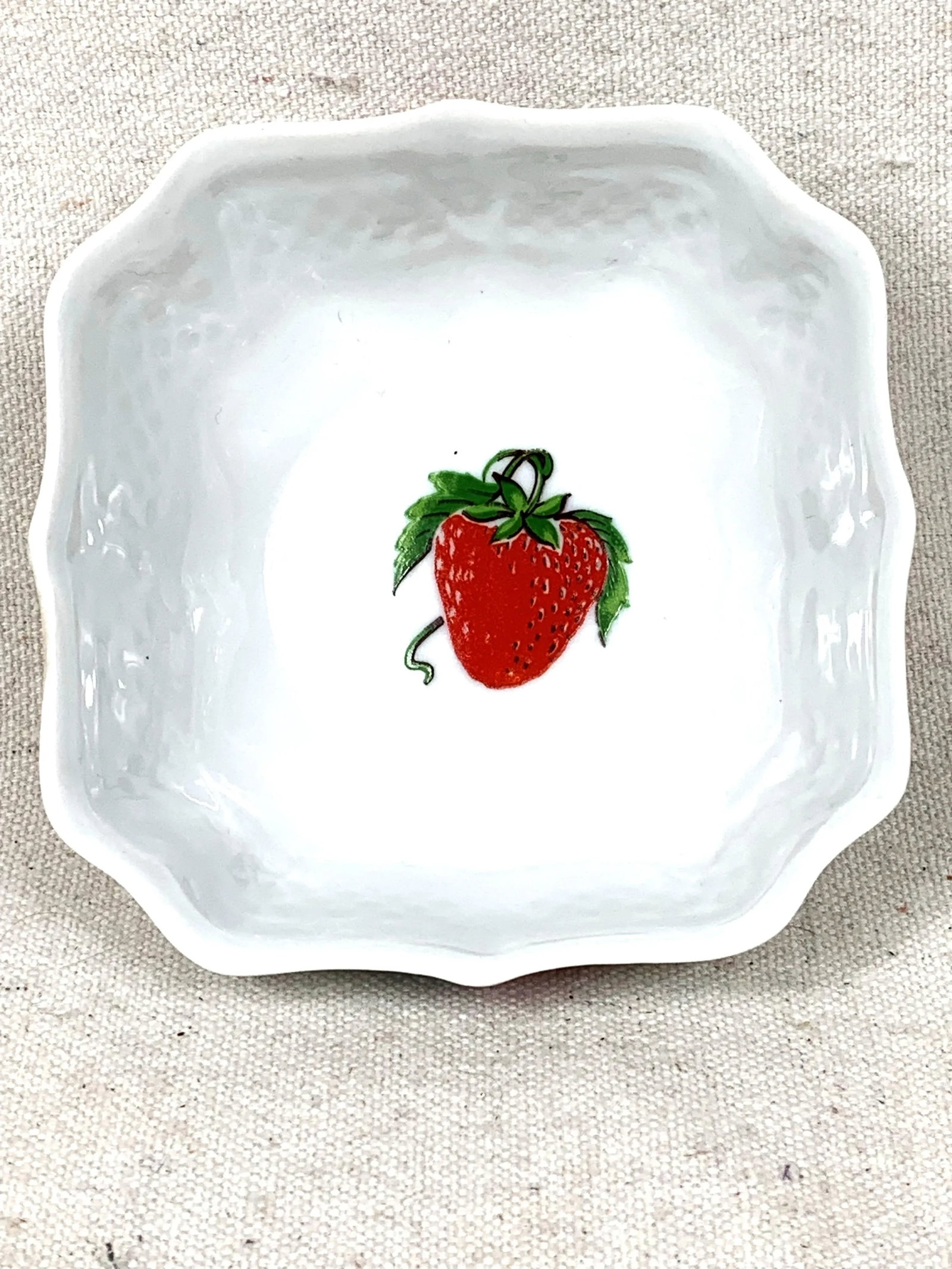 Vintage French Strawberry Bowl - 6