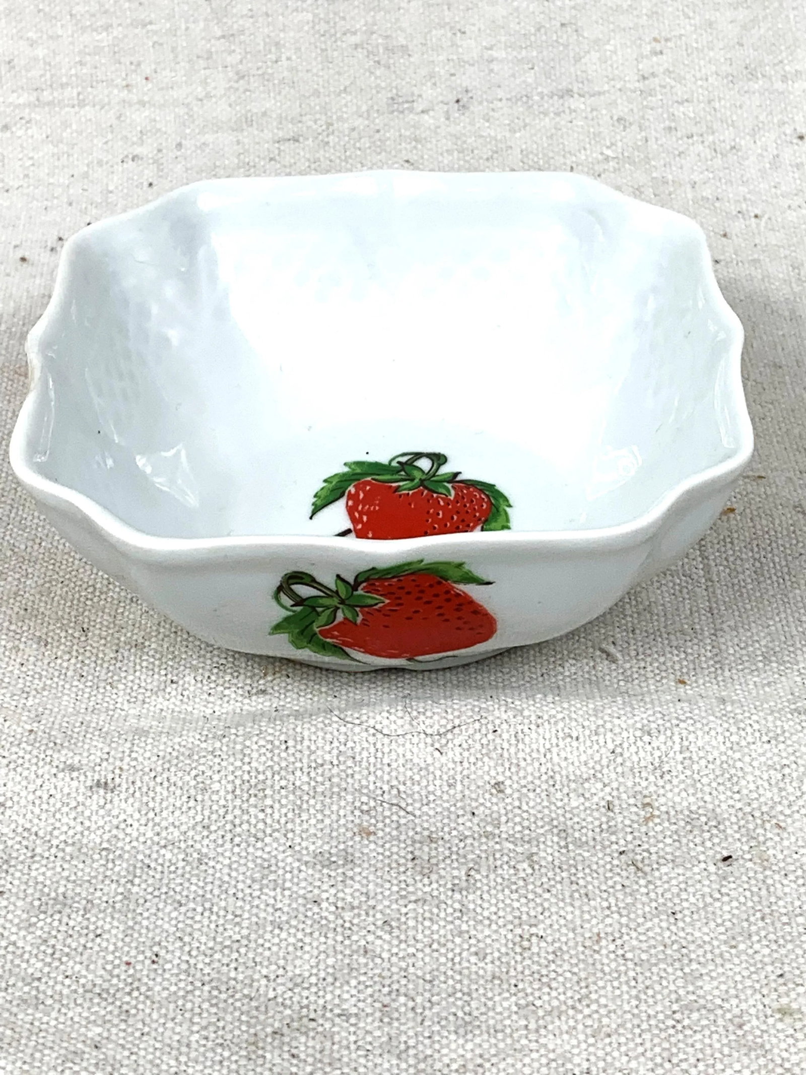 Vintage French Strawberry Bowl - 9