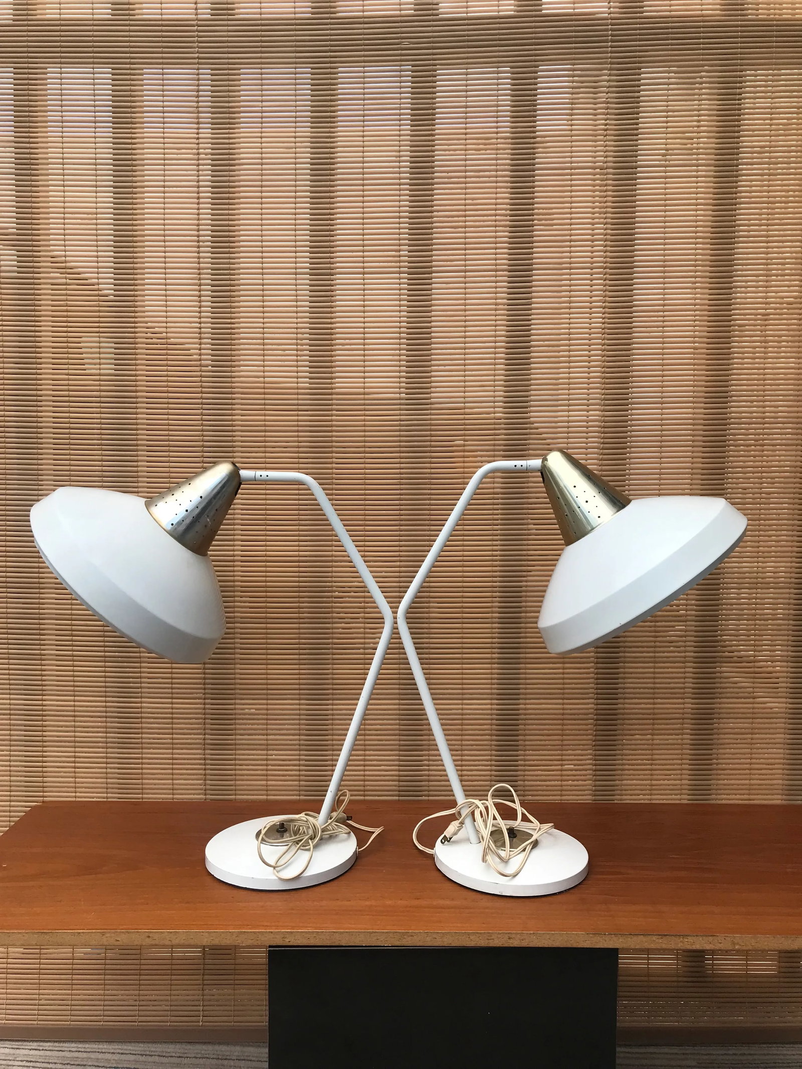 1960s Swivelier Desk Lamps - a Pair - 4