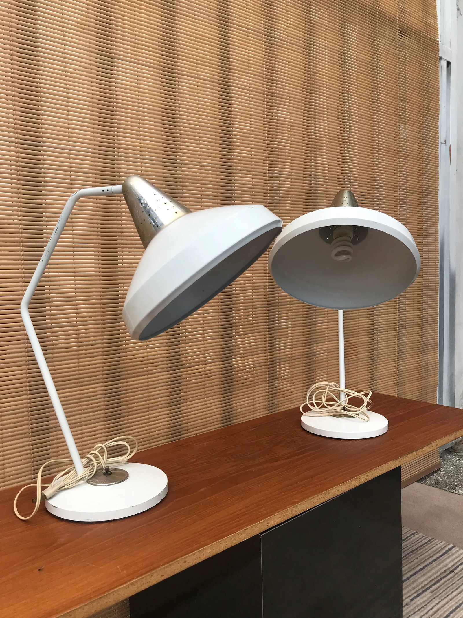 1960s Swivelier Desk Lamps - a Pair - 7