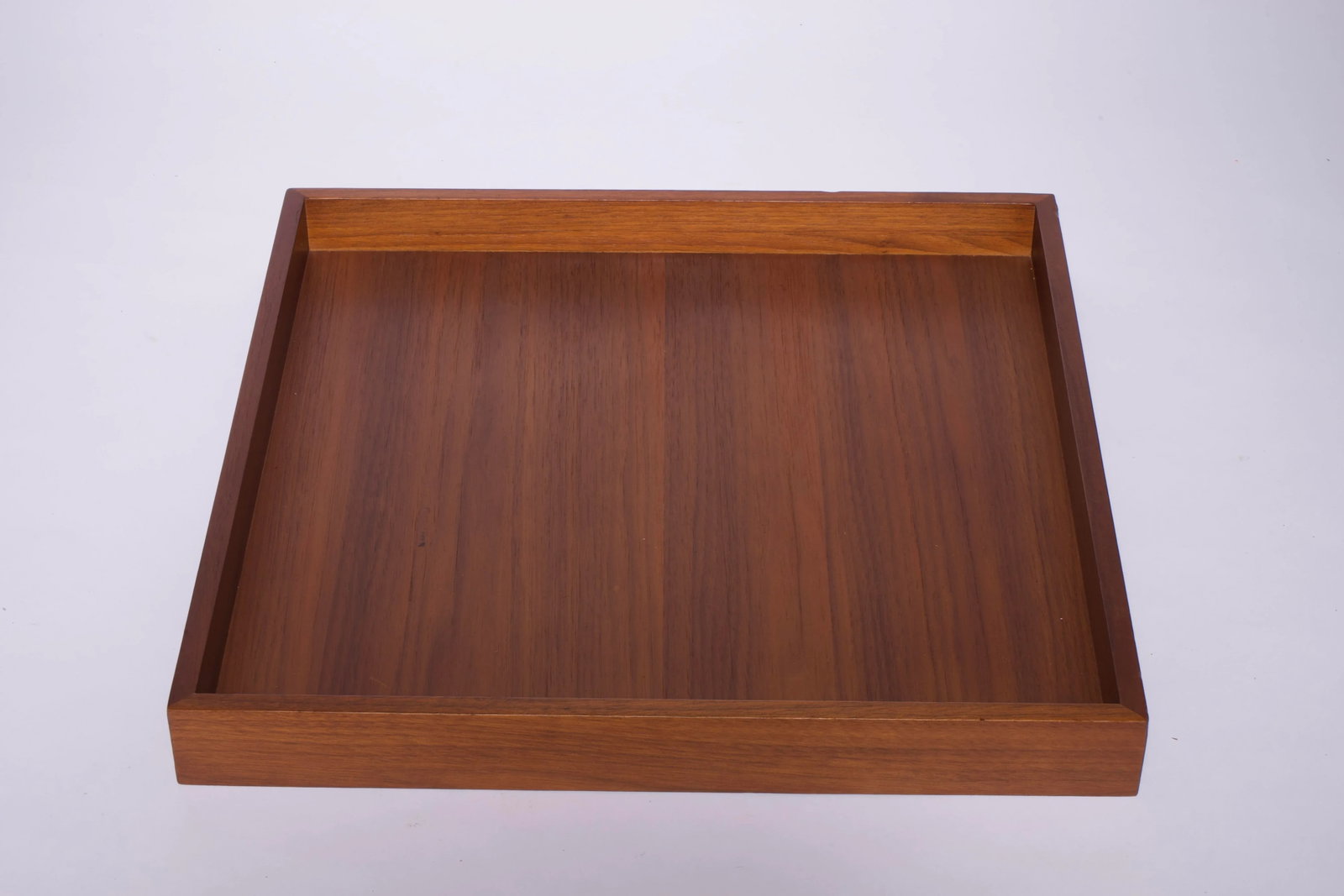 Modern Walnut Serving Tray - 8