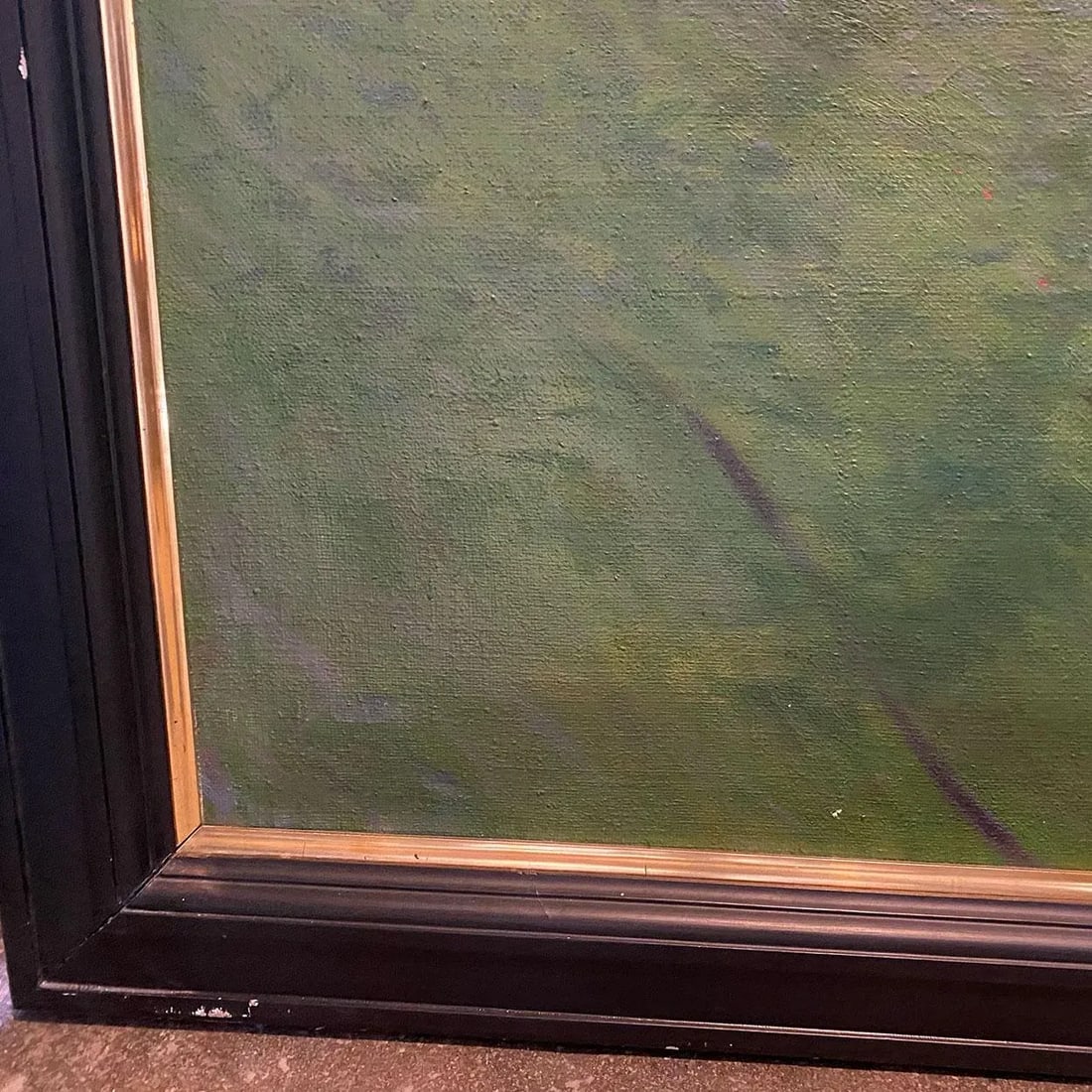 Large Fritz Edvard Karfve Oil on Canvas Painting, Pastoral Landscape, Skane, Sweden - 9