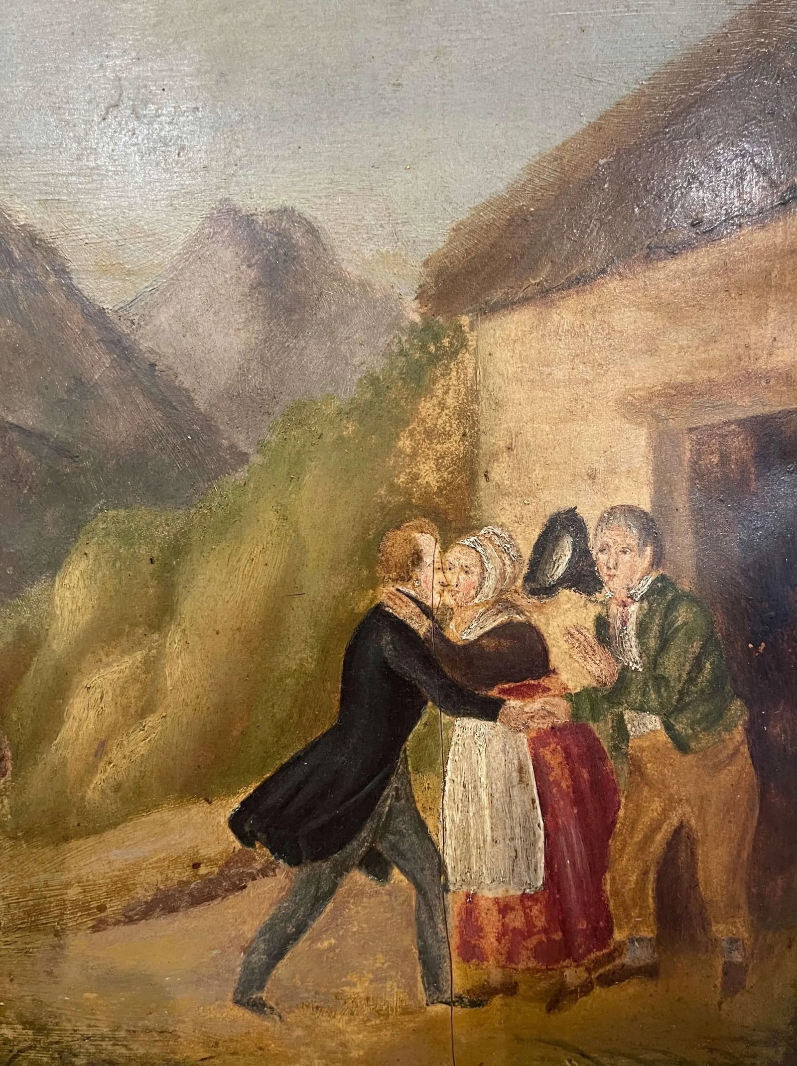 Pair of 19th Century French Pastoral Oil on Board Paintings in Gilt Frames - 4