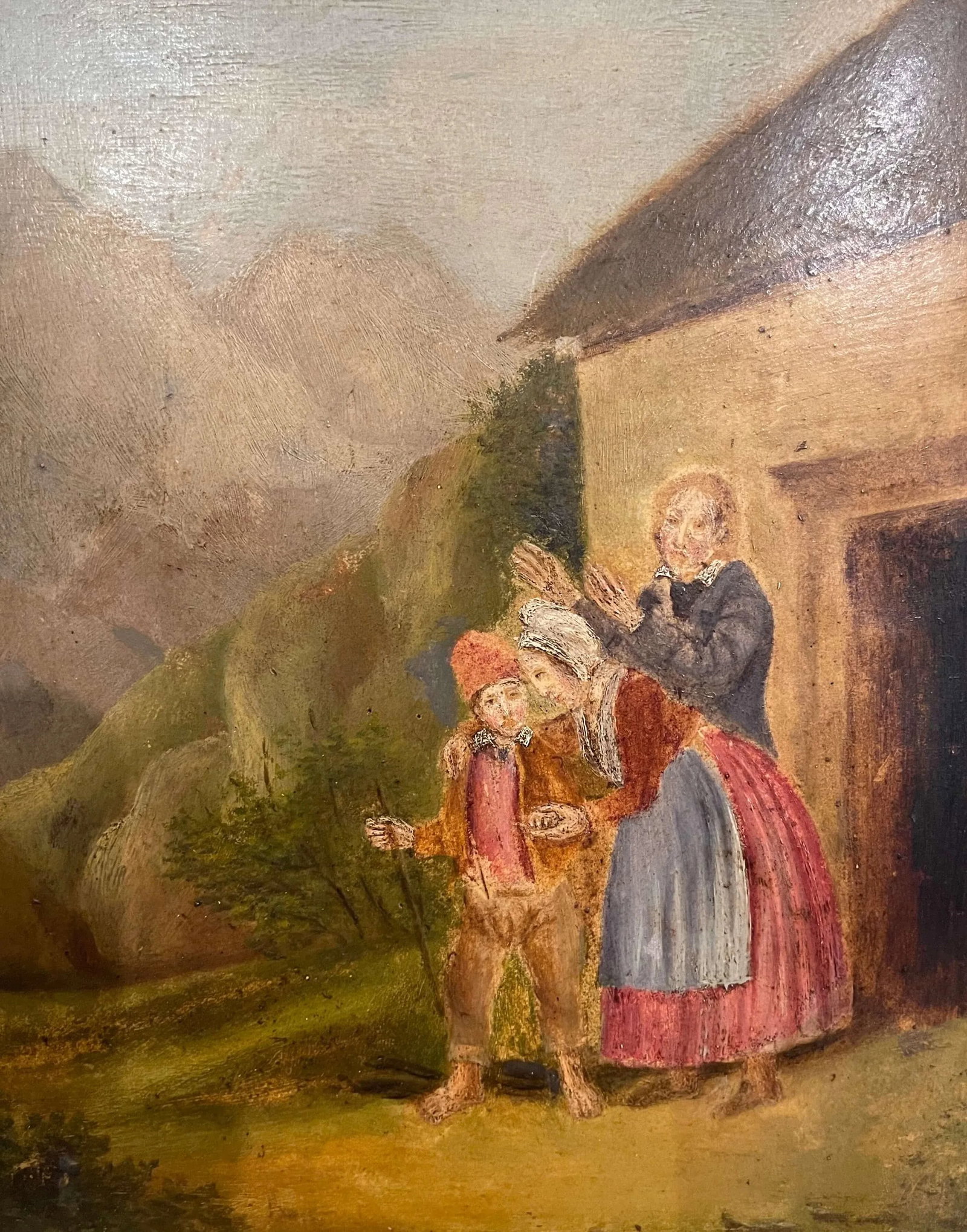 Pair of 19th Century French Pastoral Oil on Board Paintings in Gilt Frames - 6