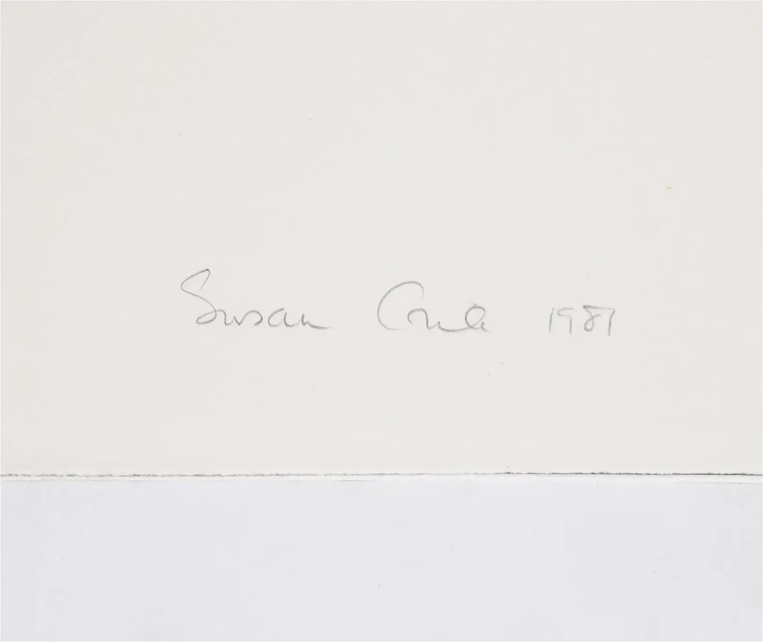 Large Susan Crile Expansion 1981 Modern Abstract Signed Lithograph - 3