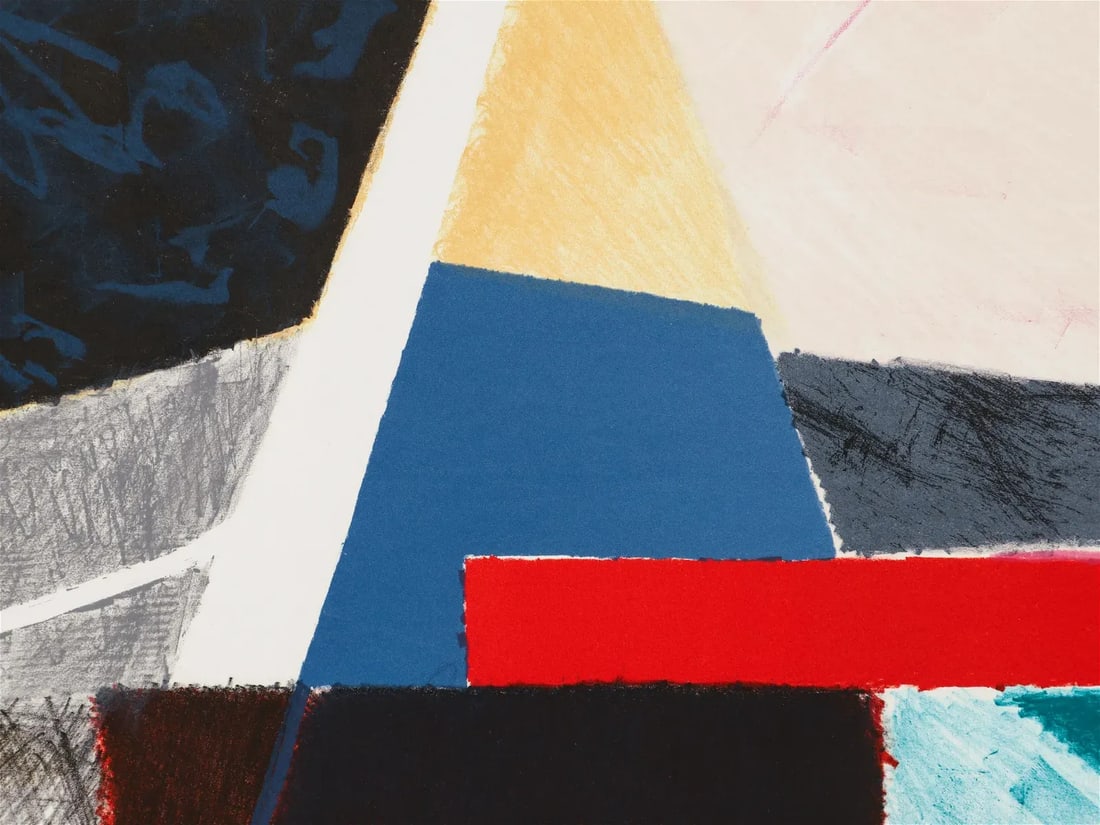 Large Susan Crile Expansion 1981 Modern Abstract Signed Lithograph - 5