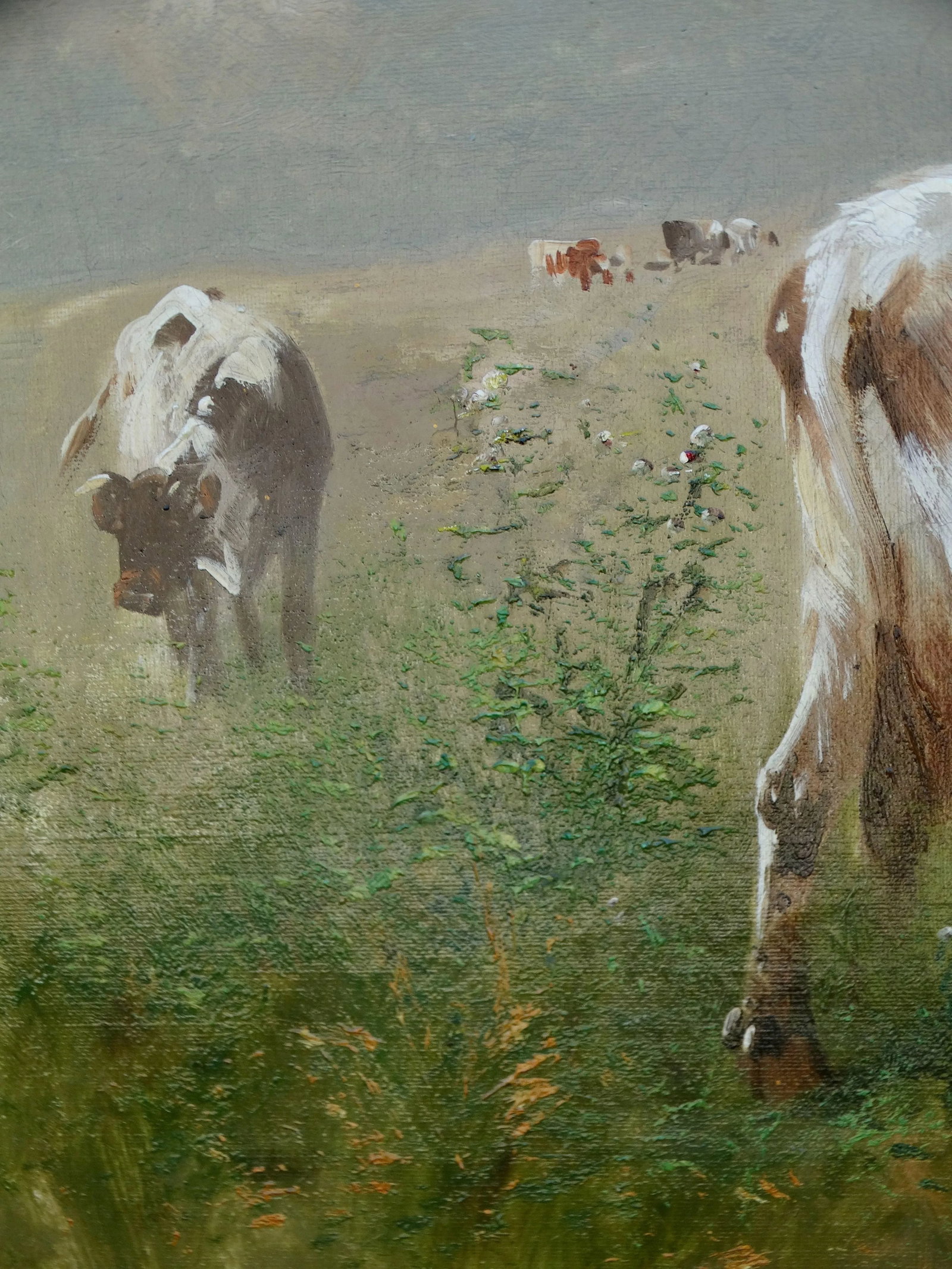 Cattle Oil Painting, Henri Schouten 1860-1927 - 9