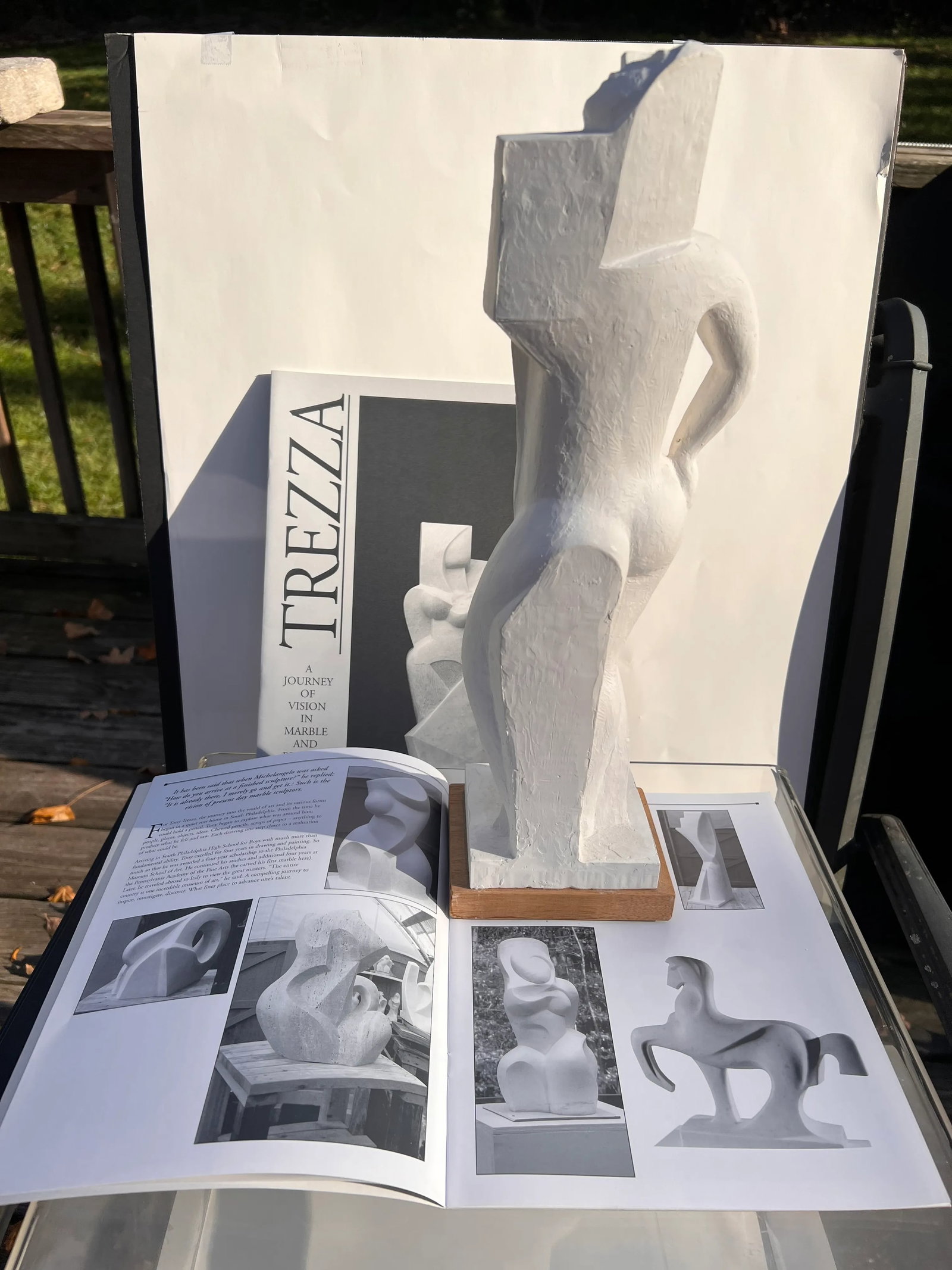 1980s Abstract Art Deco Style Maquette by Tony Trezza - 5
