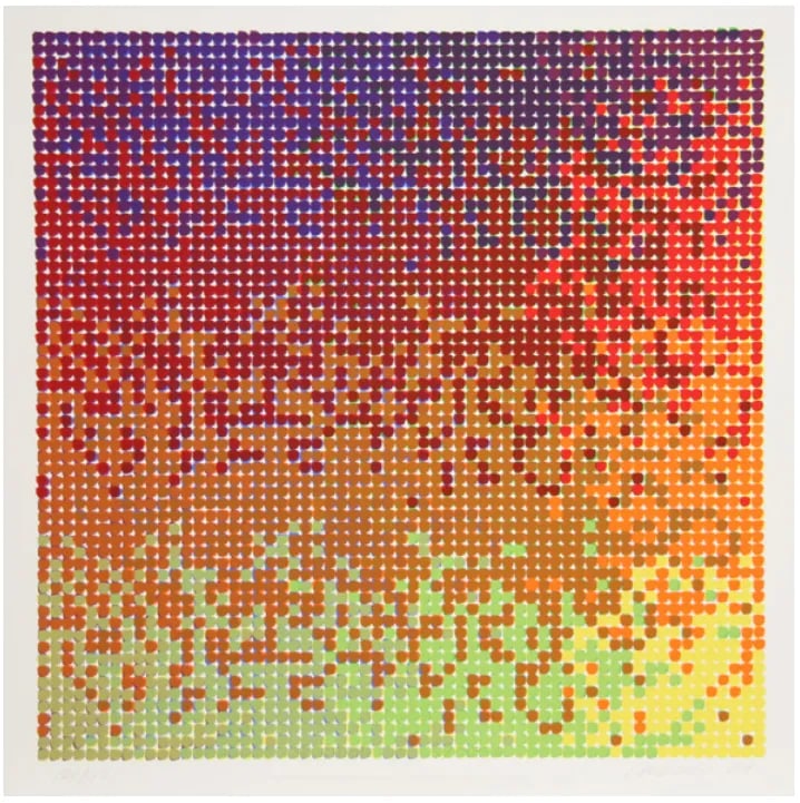1970s David Roth Signed and Numbered Edition Screenprint 'Untitled 25' - 4