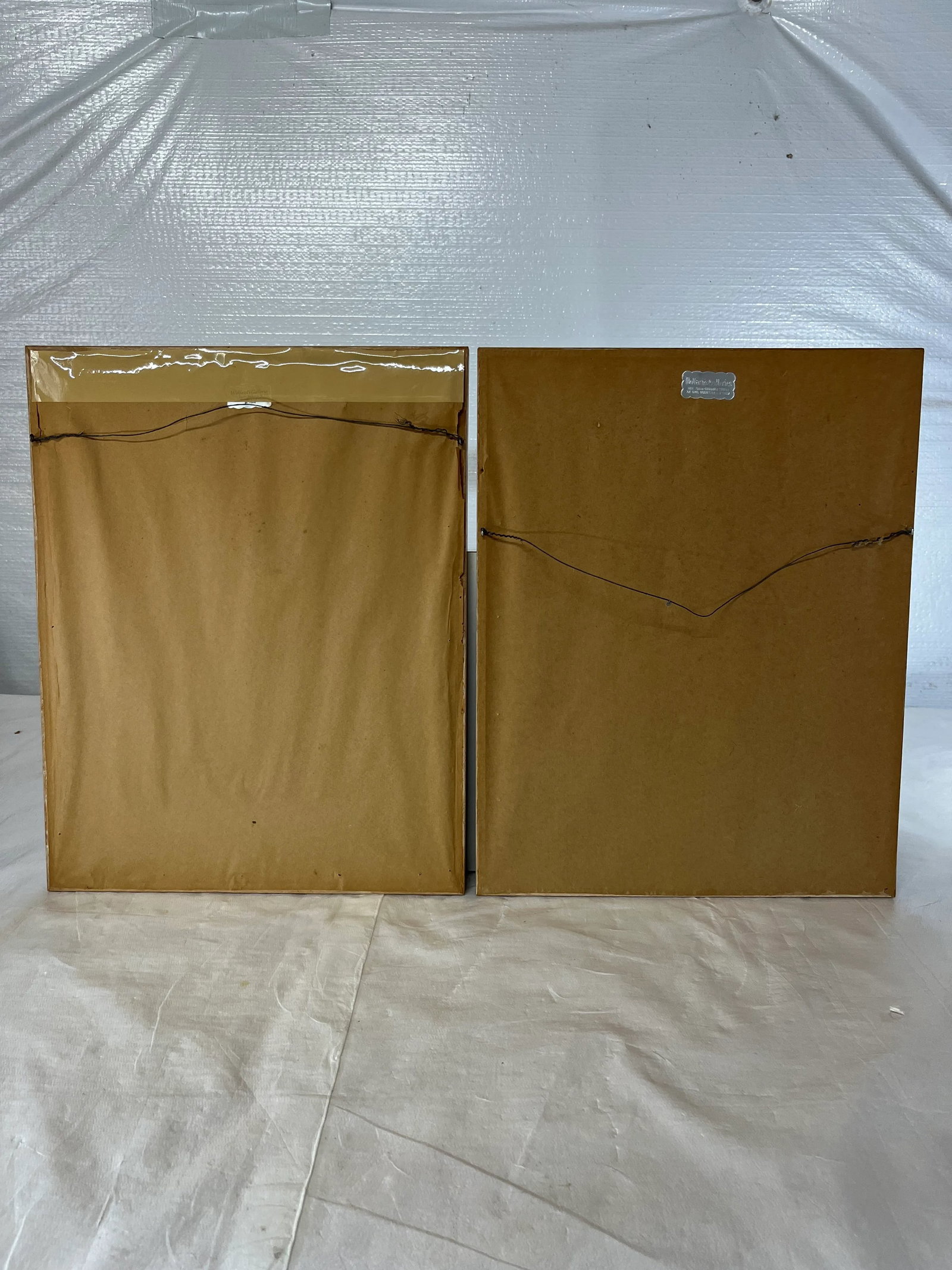 Floral Prints in Light Wood Frame a Pair - 9
