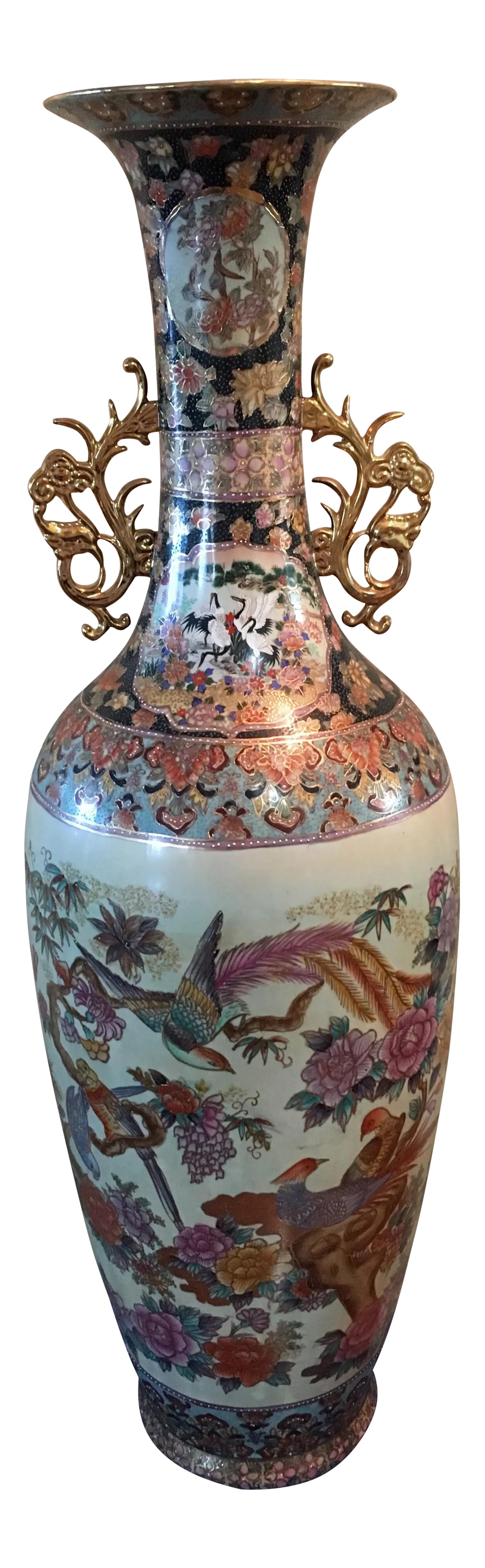 Chinese Ceramic Porcelain Floor Vase (1 of 11)