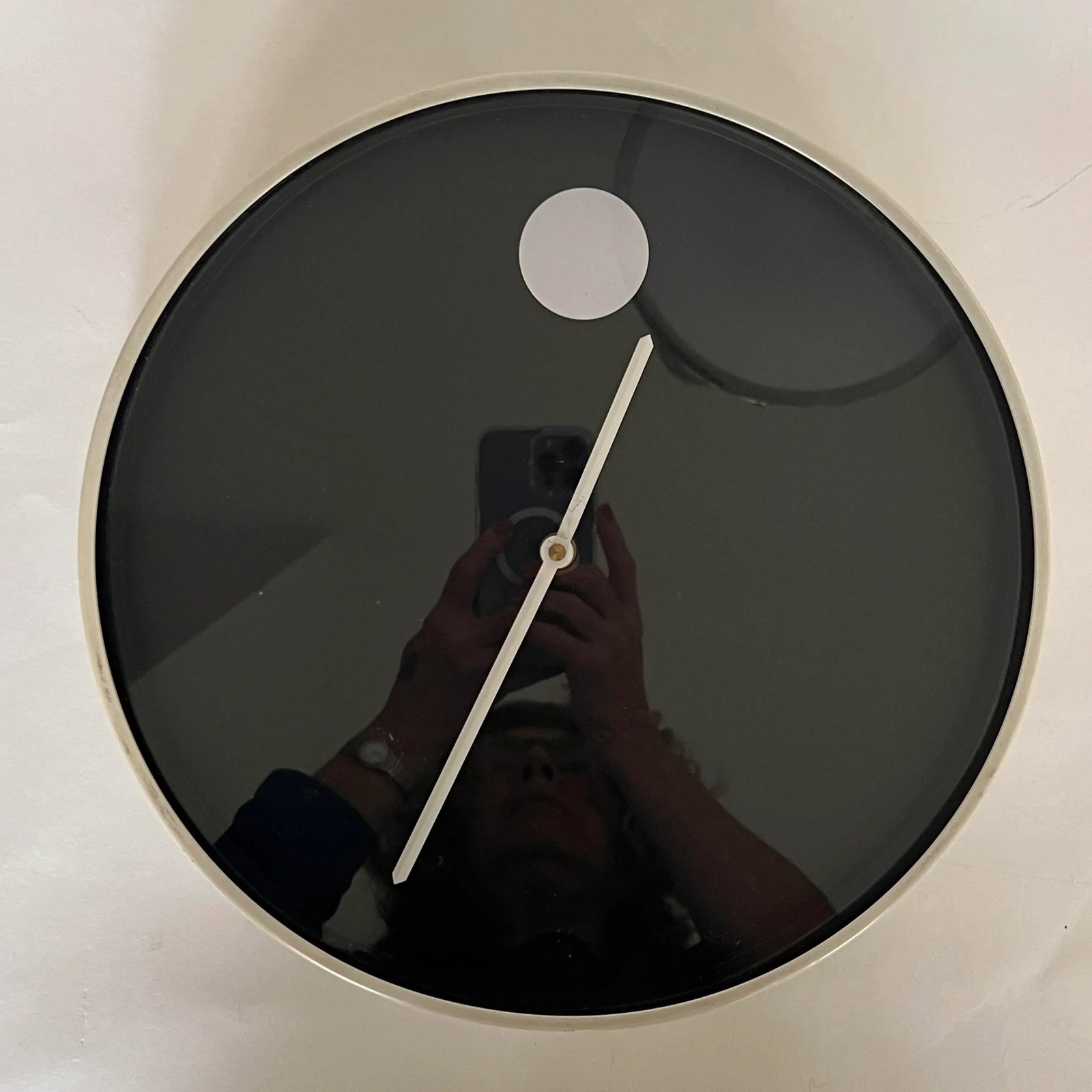 Wall Clock Designed by Nathan George Horwitt From the Museum of Modern Art Design Collection 1970 - 2
