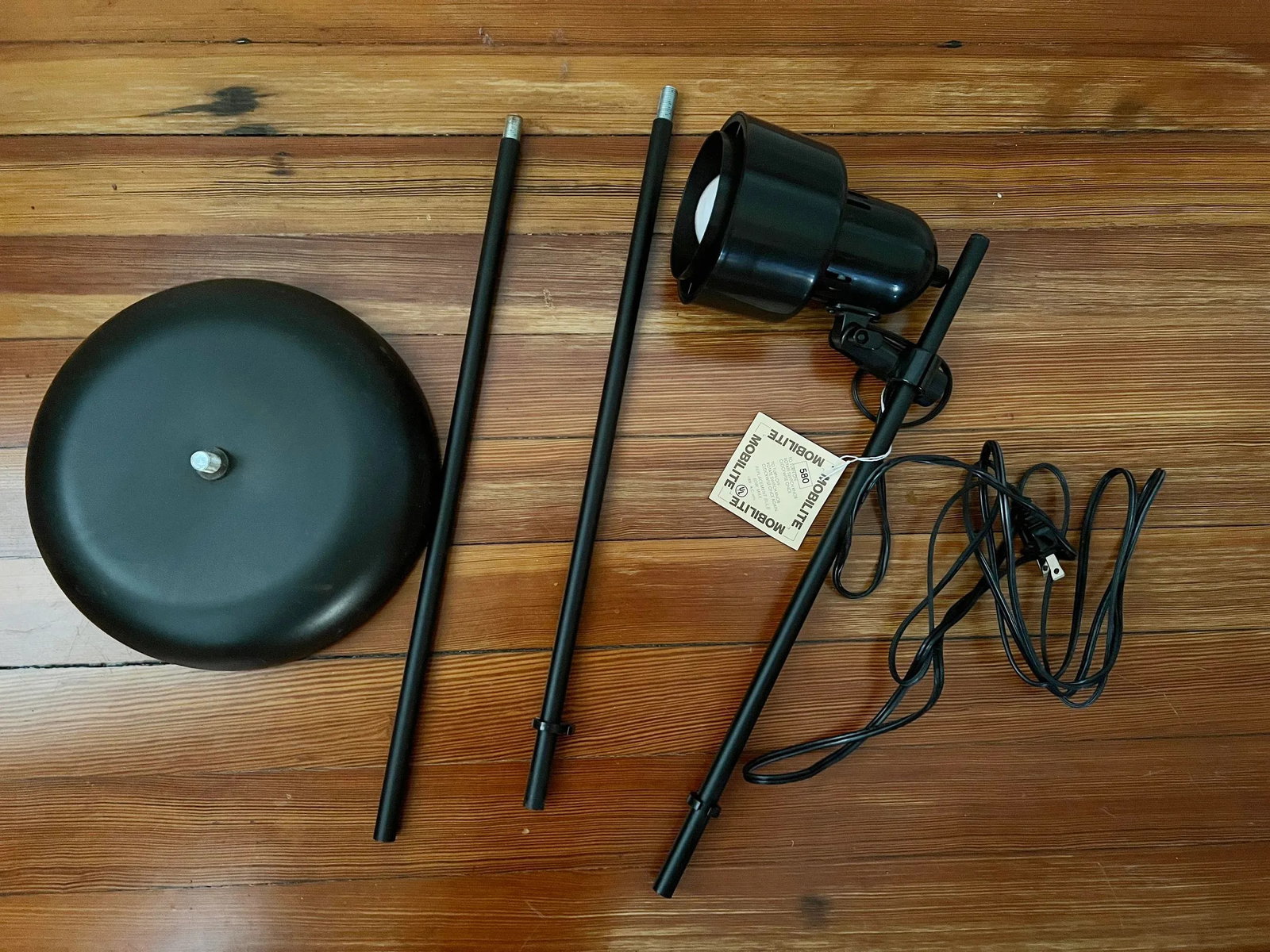 Mobilite 580 Adjustable Floor Lamp, 1970s, With Original Tags - 12