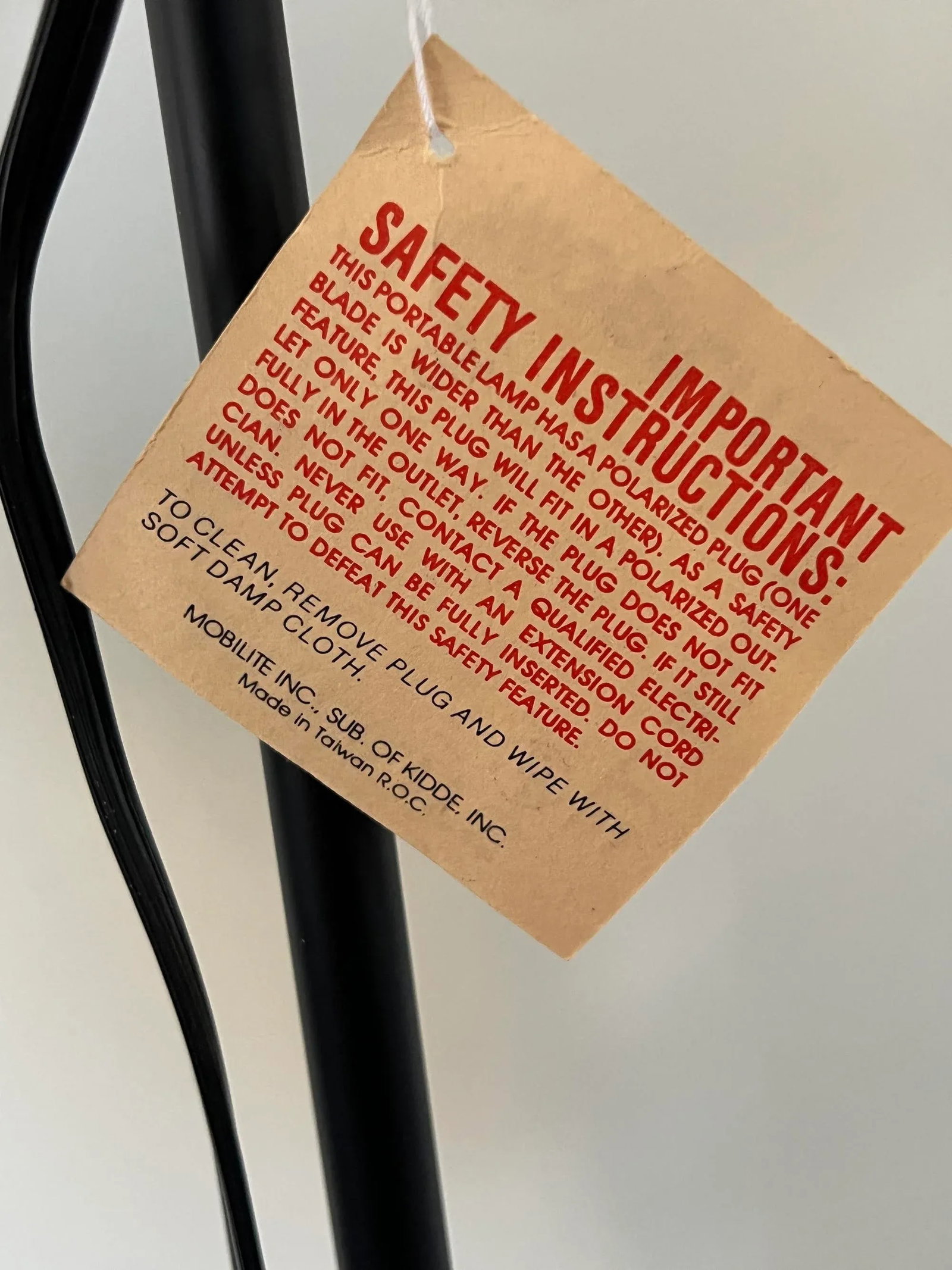 Mobilite 580 Adjustable Floor Lamp, 1970s, With Original Tags - 8