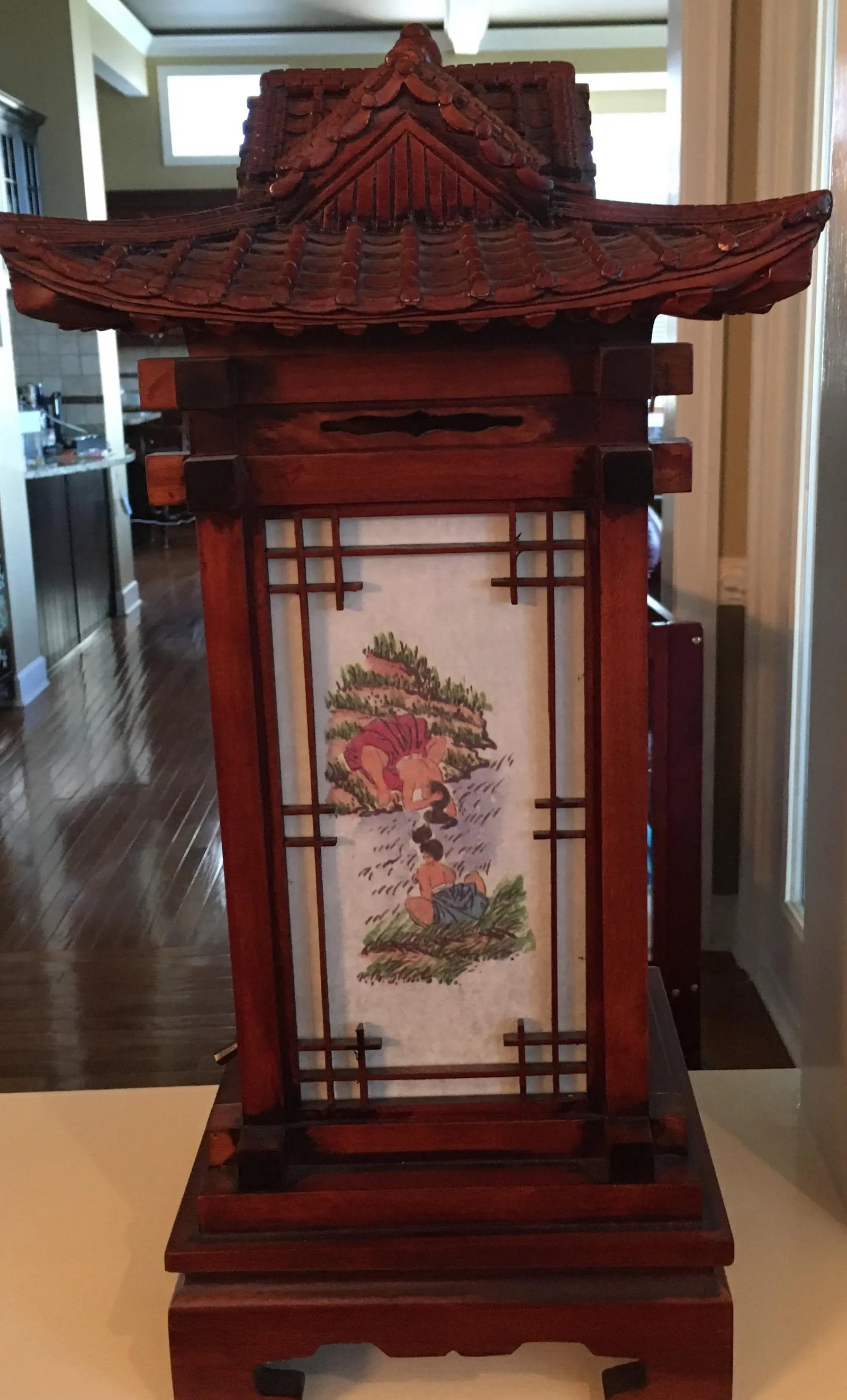 Asian Rooftop Light Lantern - 5