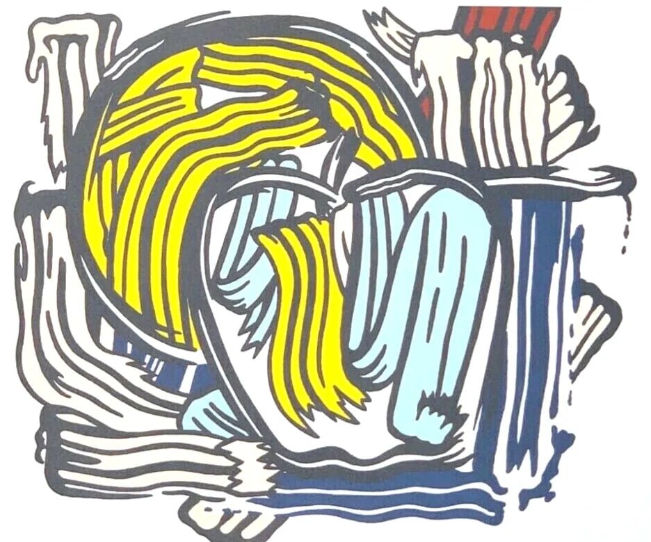 Roy Lichtenstein "Apple and Grapefruit" Pop Art Signed Lithograph 1980s - 3
