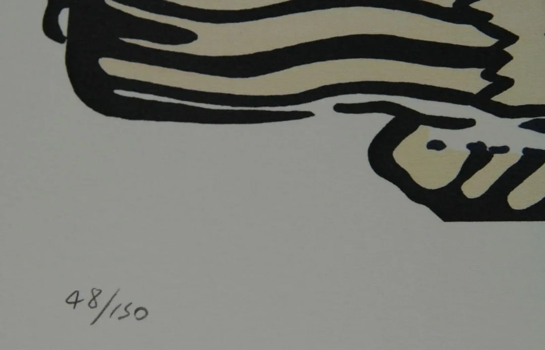 Roy Lichtenstein "Apple and Grapefruit" Pop Art Signed Lithograph 1980s - 6