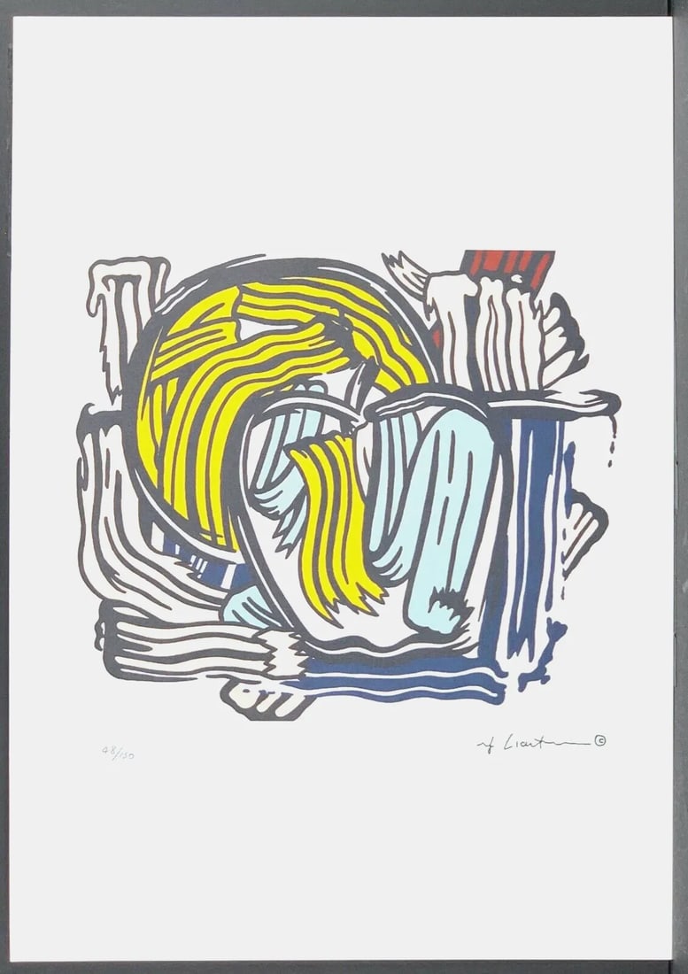 Roy Lichtenstein "Apple and Grapefruit" Pop Art Signed Lithograph 1980s - 8