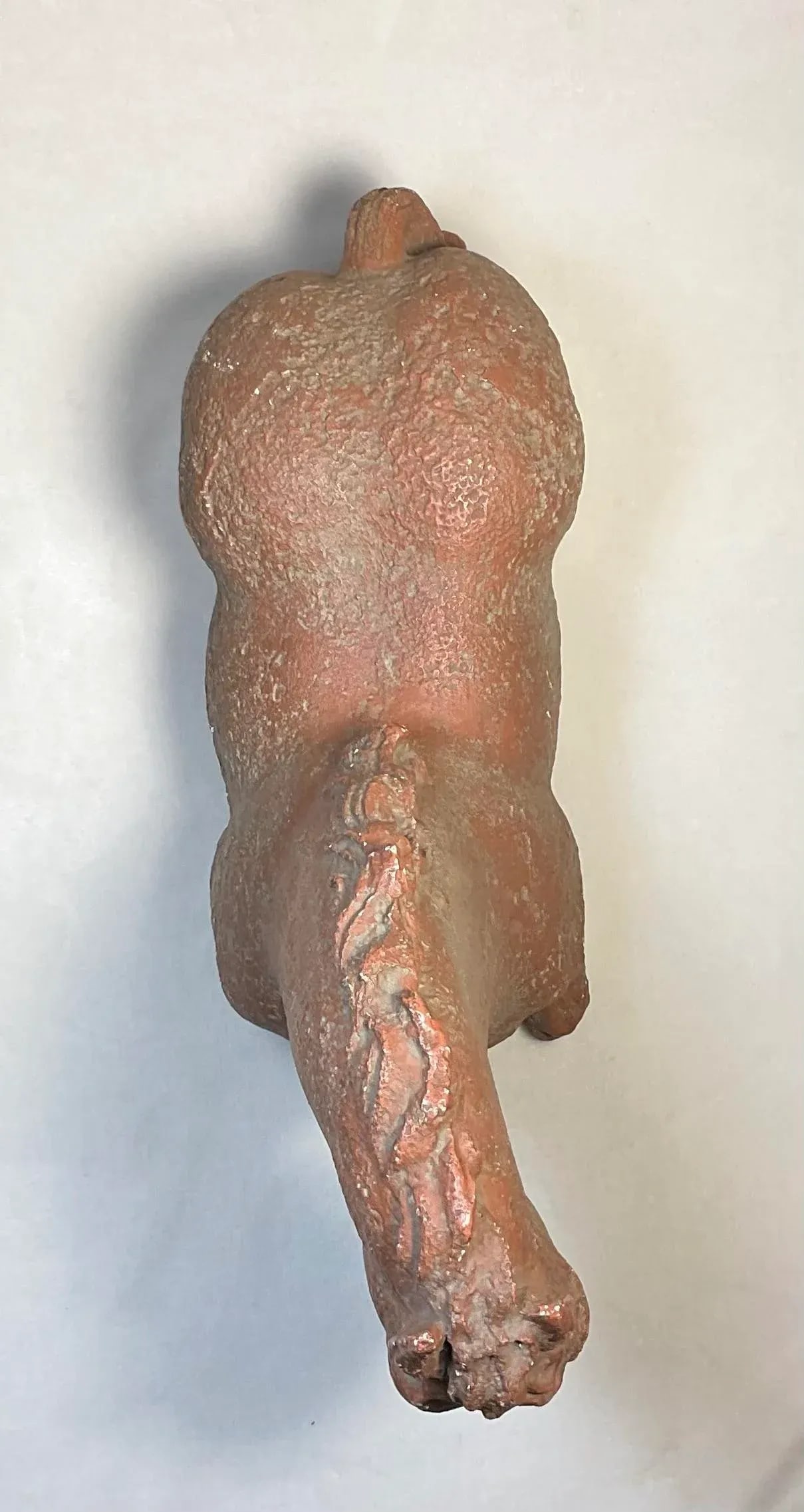 Vintage 1960s Mid Century Chinese Tang Dynasty Bitossi Style Sitting Horse Statue - 8