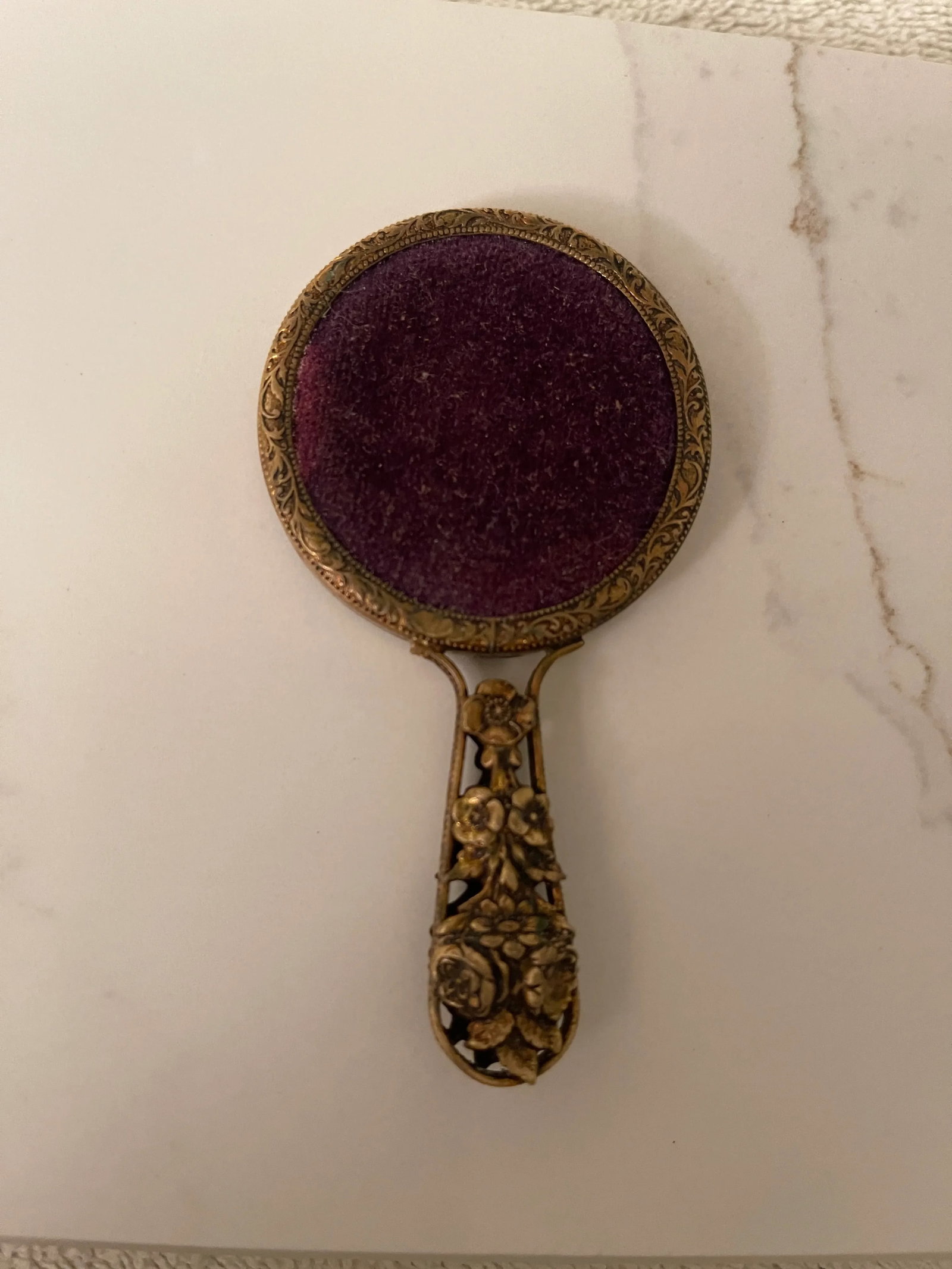 1920s English Victorian Hand Carved Small Mirror - 7