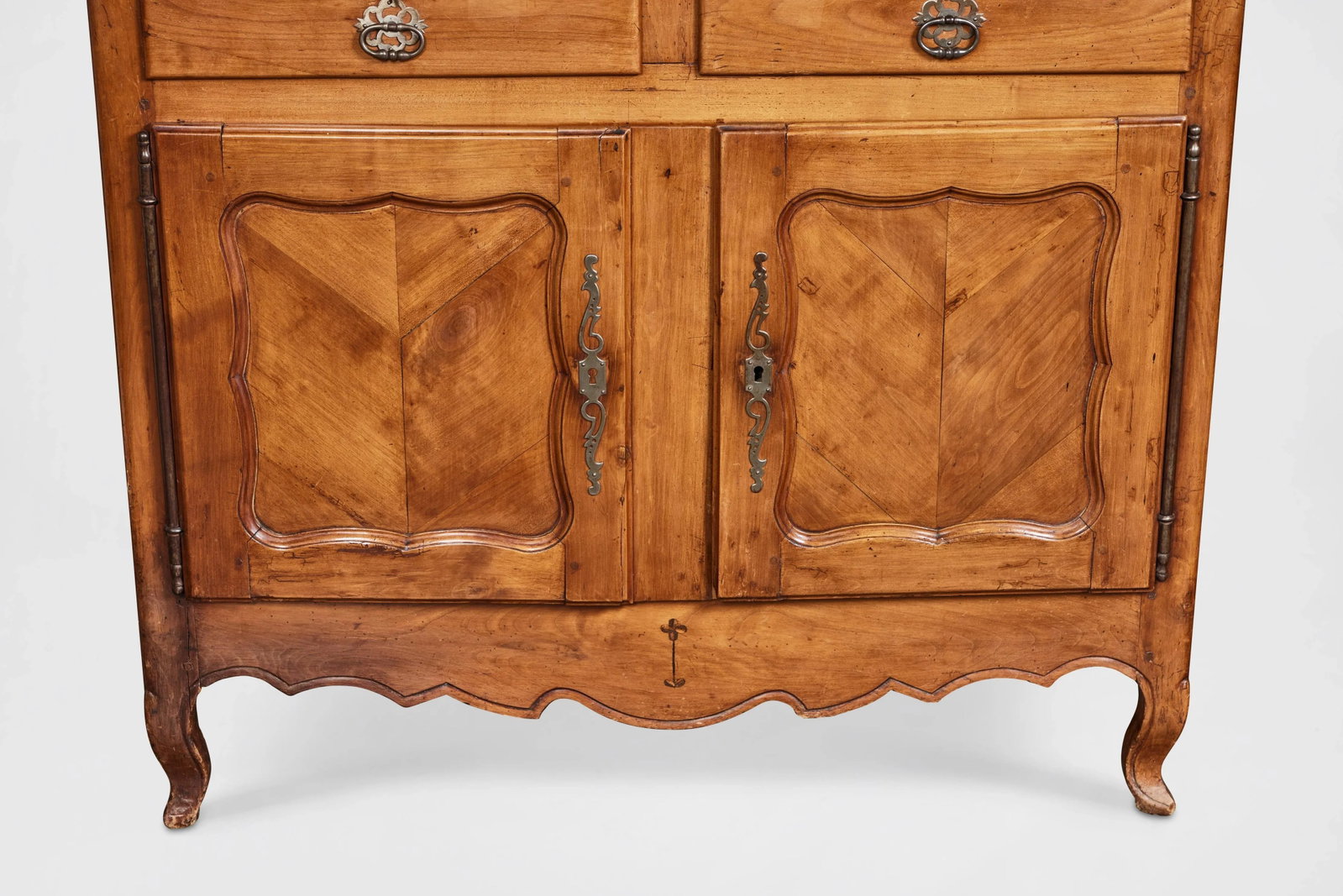 19th Century Antique French Provincial Oak Cabinet From Pierre Deux - 10