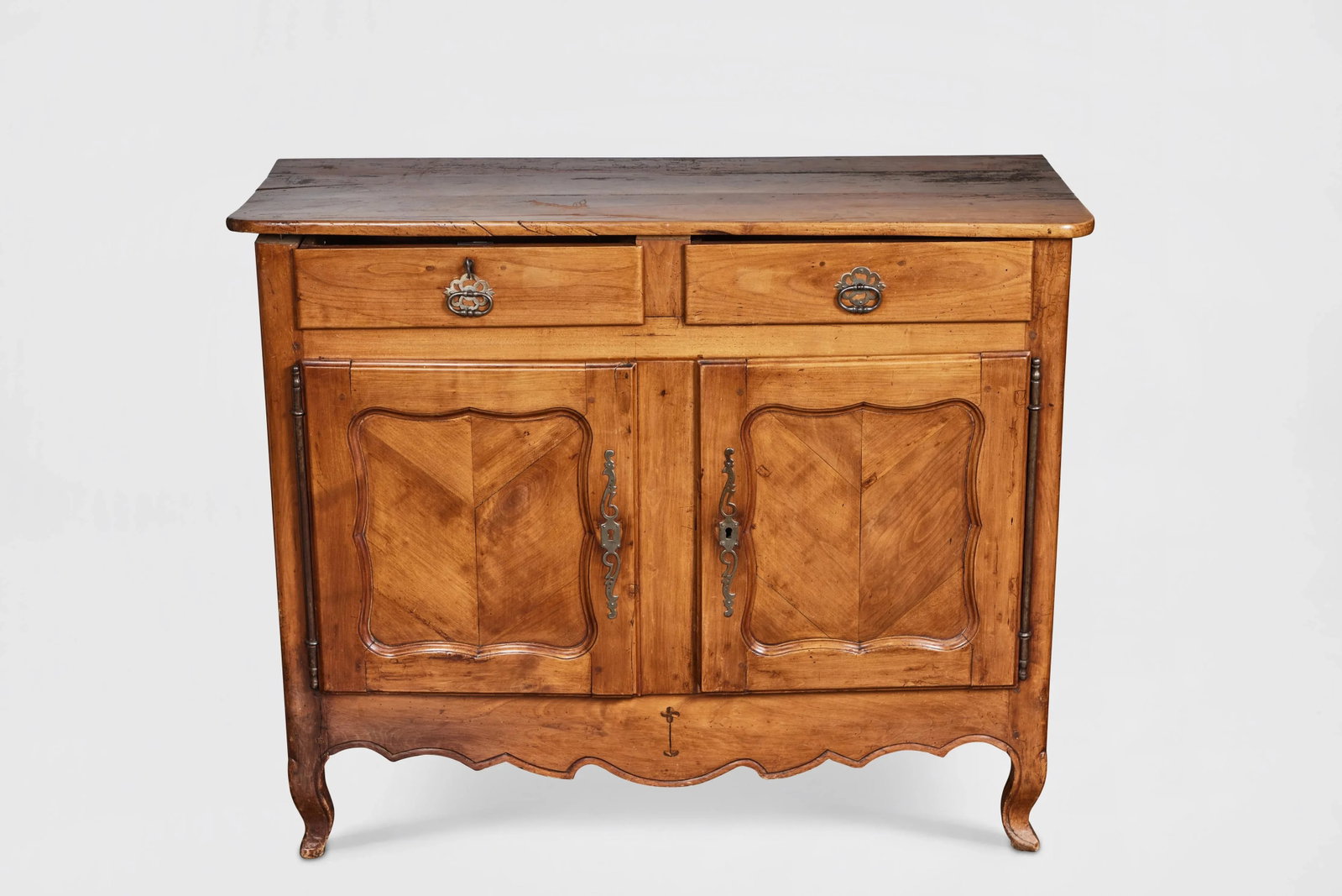 19th Century Antique French Provincial Oak Cabinet From Pierre Deux - 13
