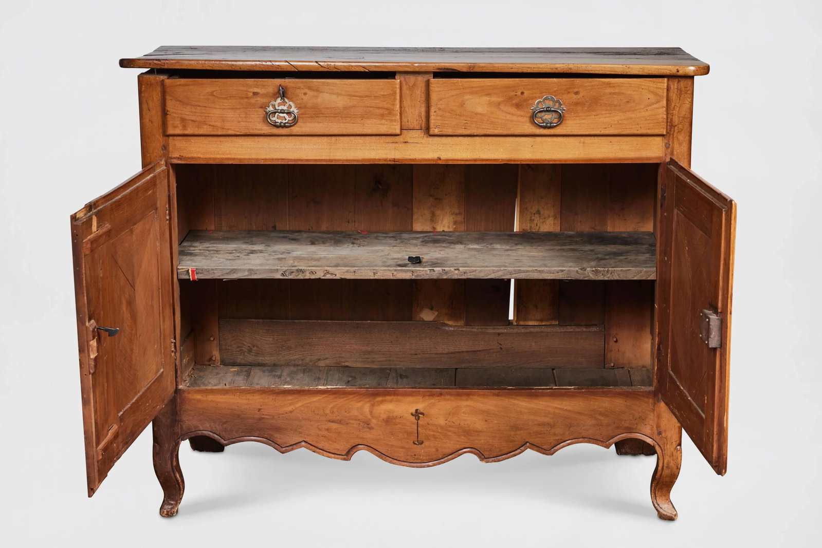 19th Century Antique French Provincial Oak Cabinet From Pierre Deux - 3