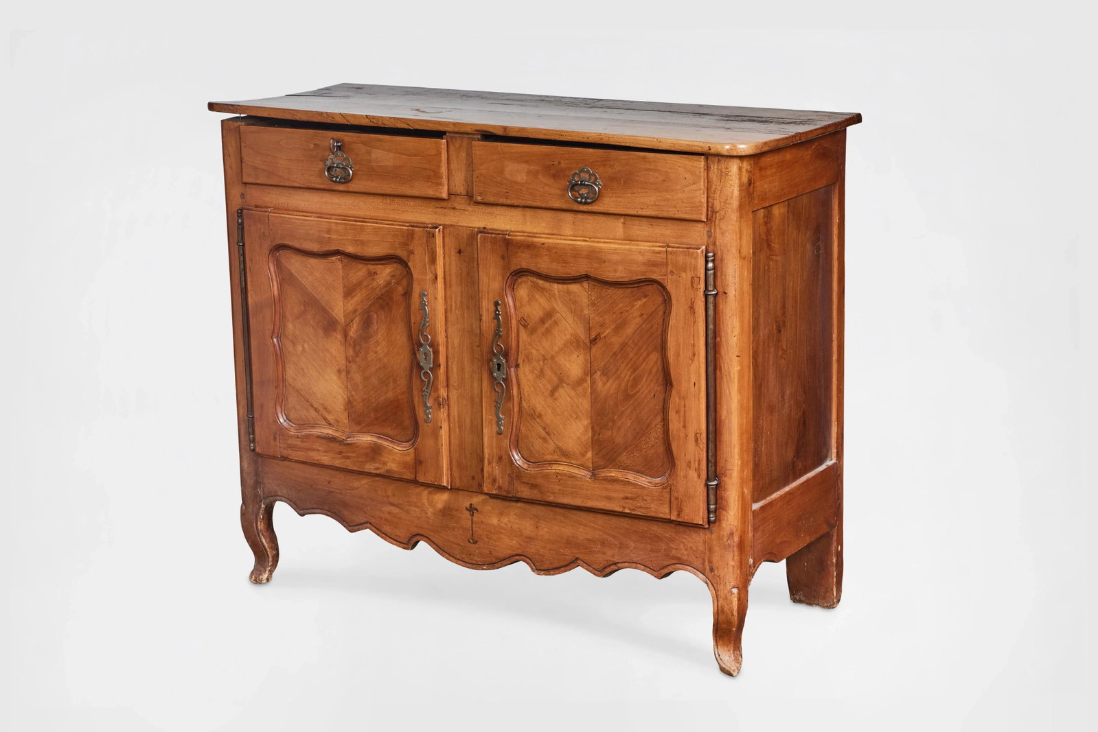 19th Century Antique French Provincial Oak Cabinet From Pierre Deux - 4