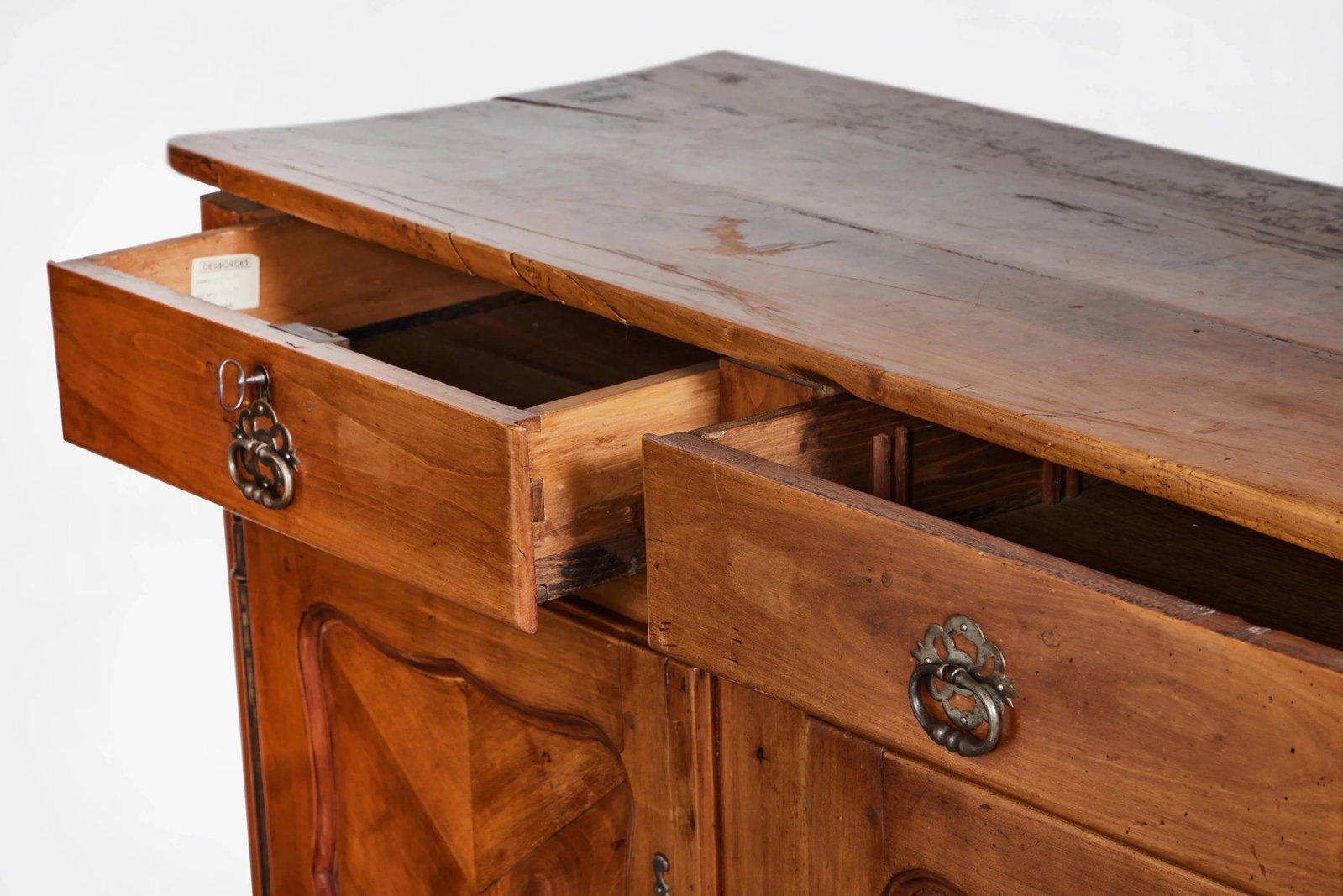 19th Century Antique French Provincial Oak Cabinet From Pierre Deux - 8