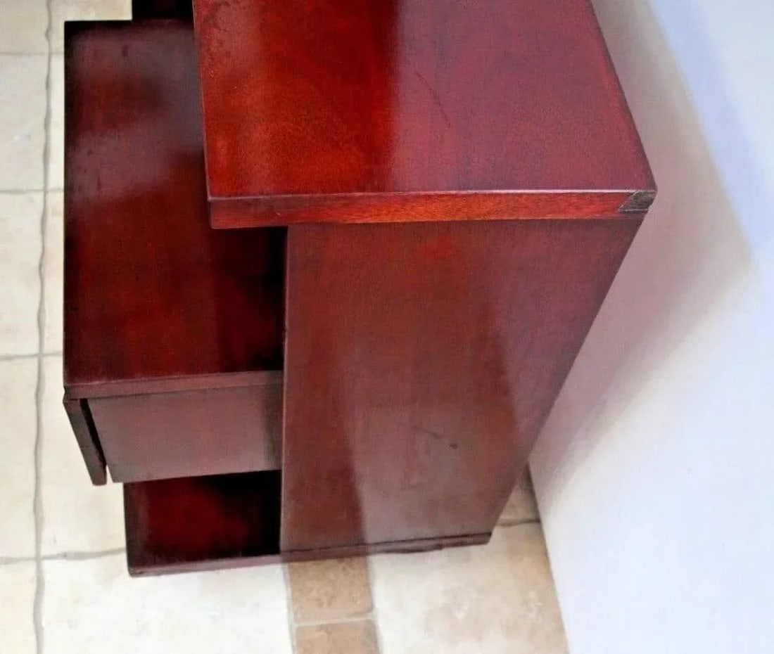 1950s Three Tier Kent Coffey the Sovereign Nightstands with Middle Drawer - a Pair - 5