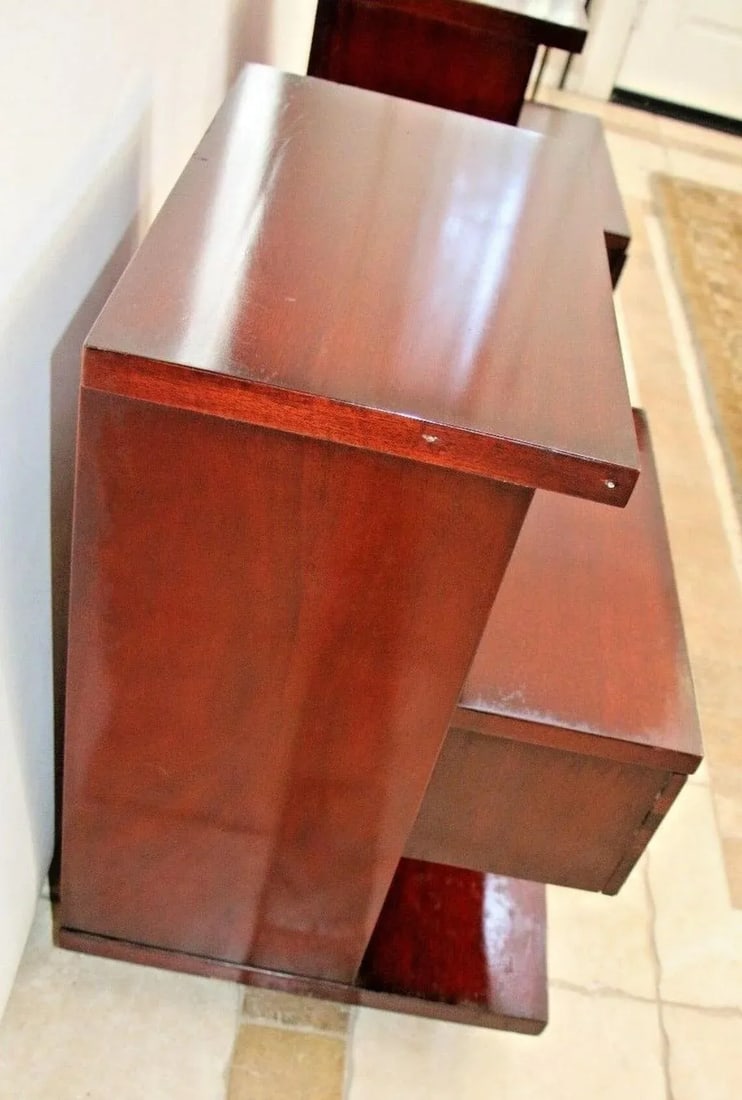 1950s Three Tier Kent Coffey the Sovereign Nightstands with Middle Drawer - a Pair - 8