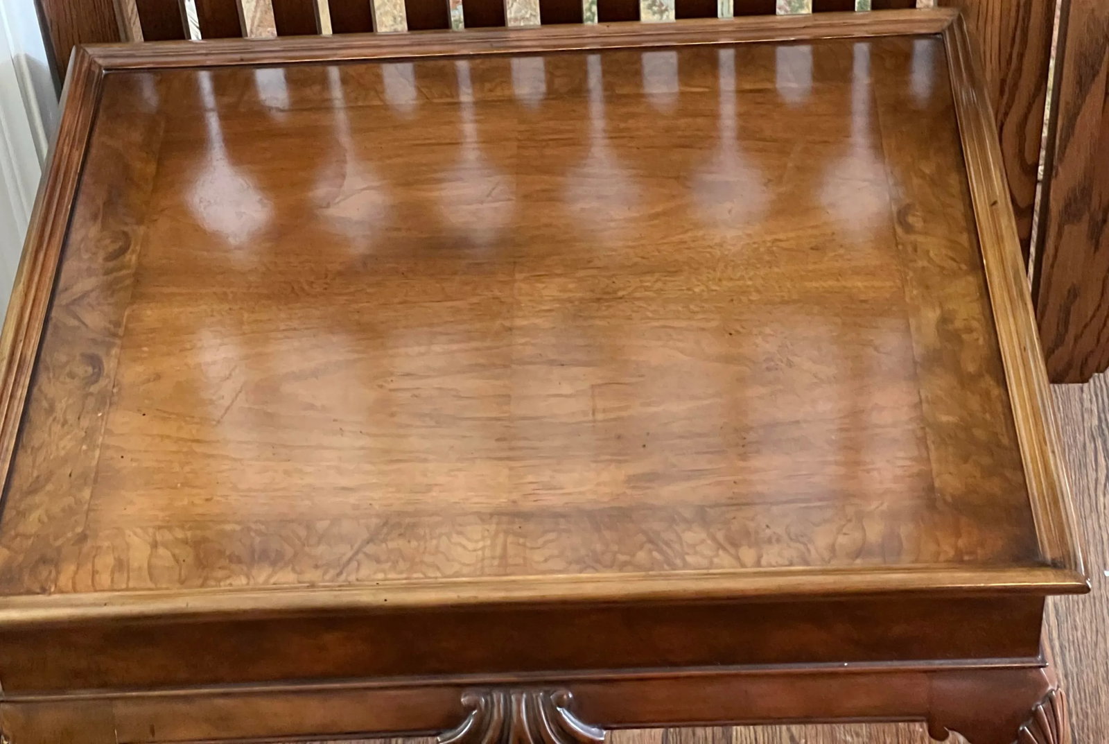 Vintage, Baker Furniture Side End Table With Drawer - 5