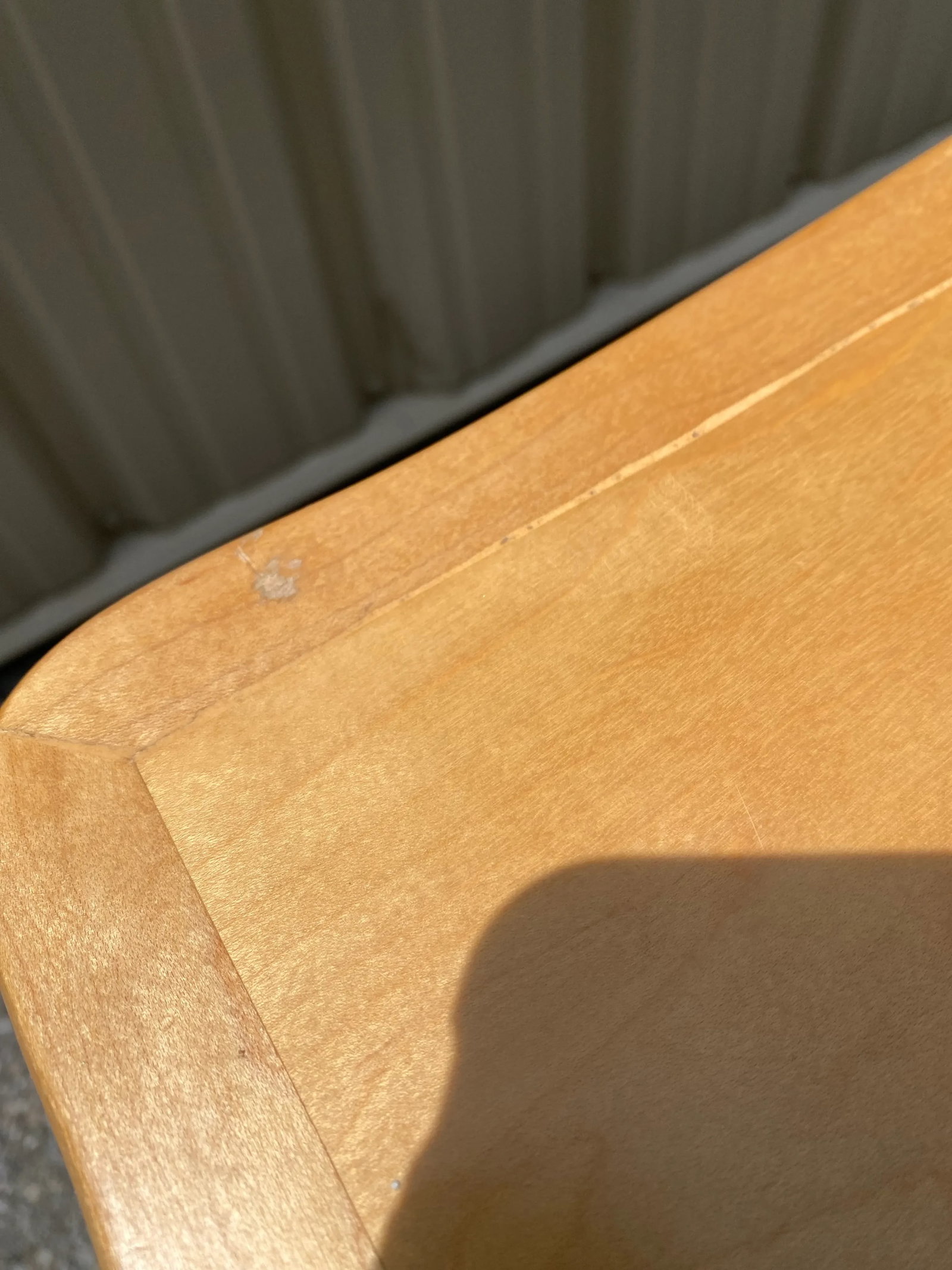 Late 20th Century Modern Squiggle Leg Console Sofa Table With Wooden Top - 7