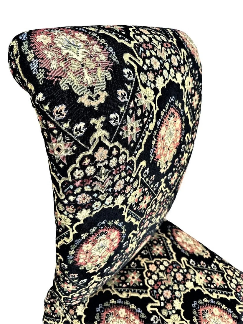 Pair of Spanish and Moorish Style Tapestry Upholstered Accent Chairs - 4