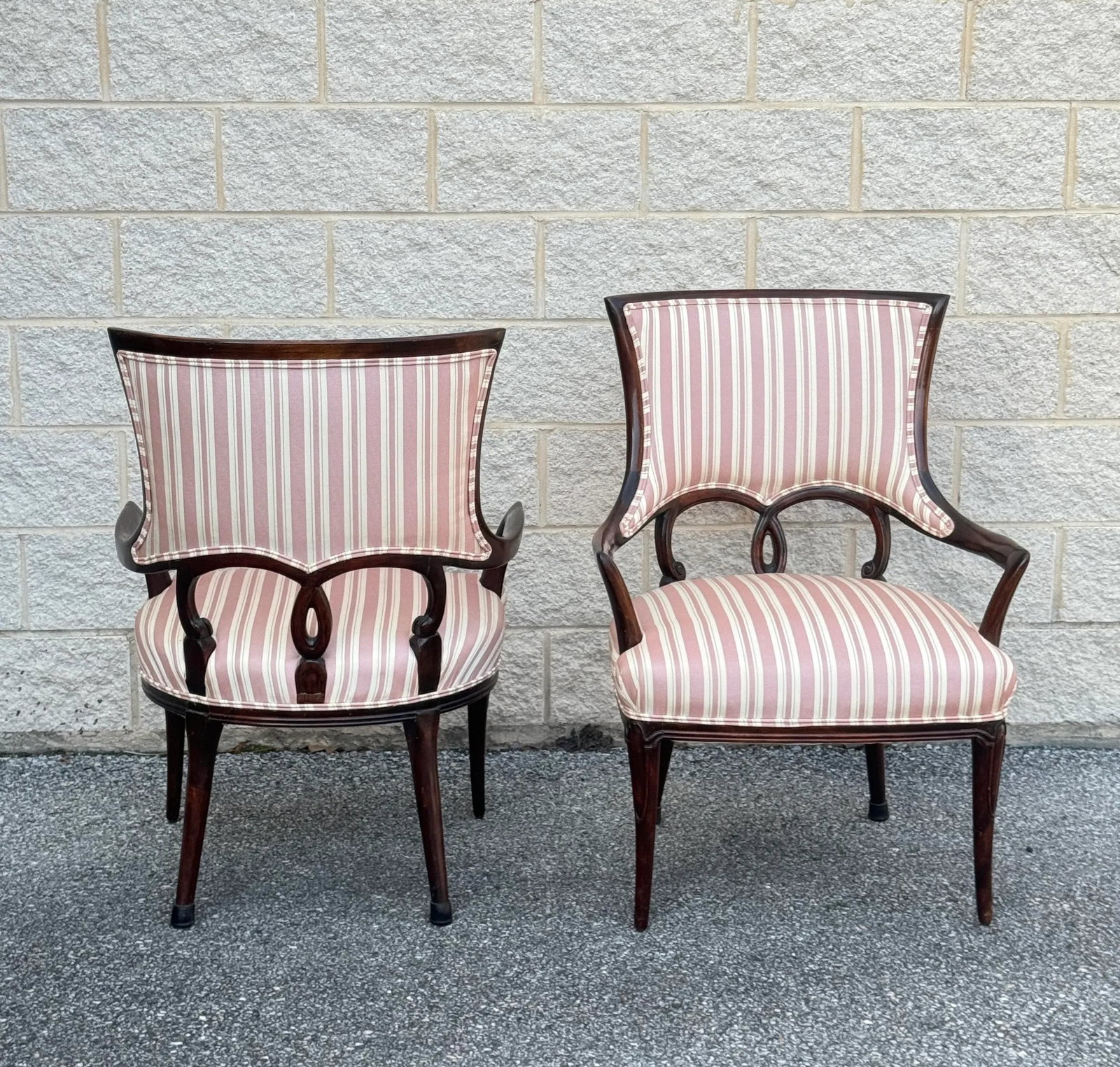 1950s a Pair of Grosfeld House Style Armchairs - 3