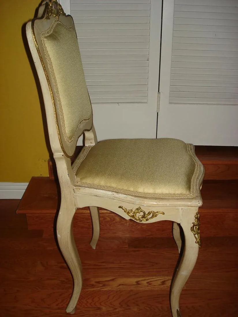 French Louis XV Style Side Chairs - a Pair - 3
