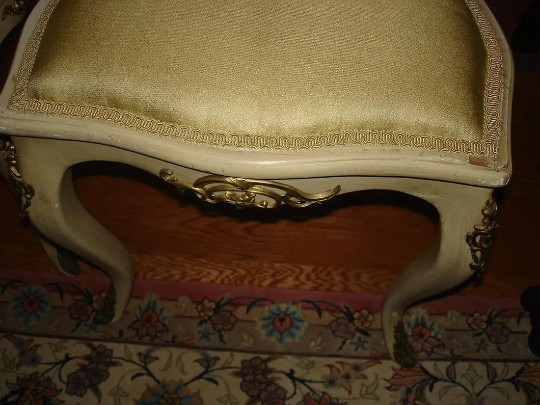 French Louis XV Style Side Chairs - a Pair - 4