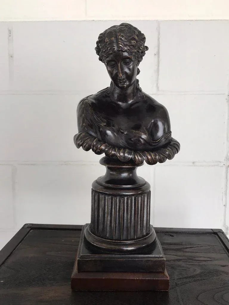 Early 20th Century Grand Tour Style Bronze Bust of Clytie - 2