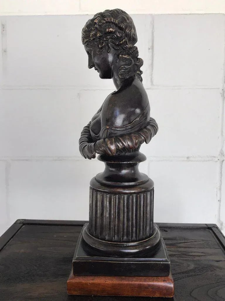 Early 20th Century Grand Tour Style Bronze Bust of Clytie - 3