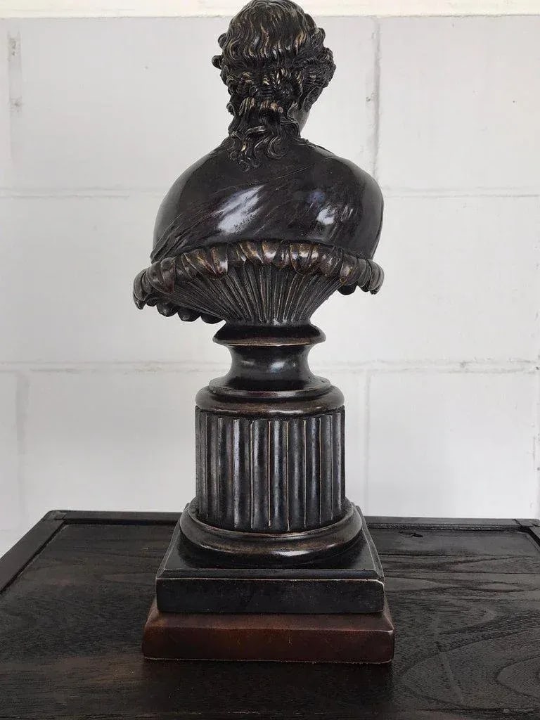 Early 20th Century Grand Tour Style Bronze Bust of Clytie - 4