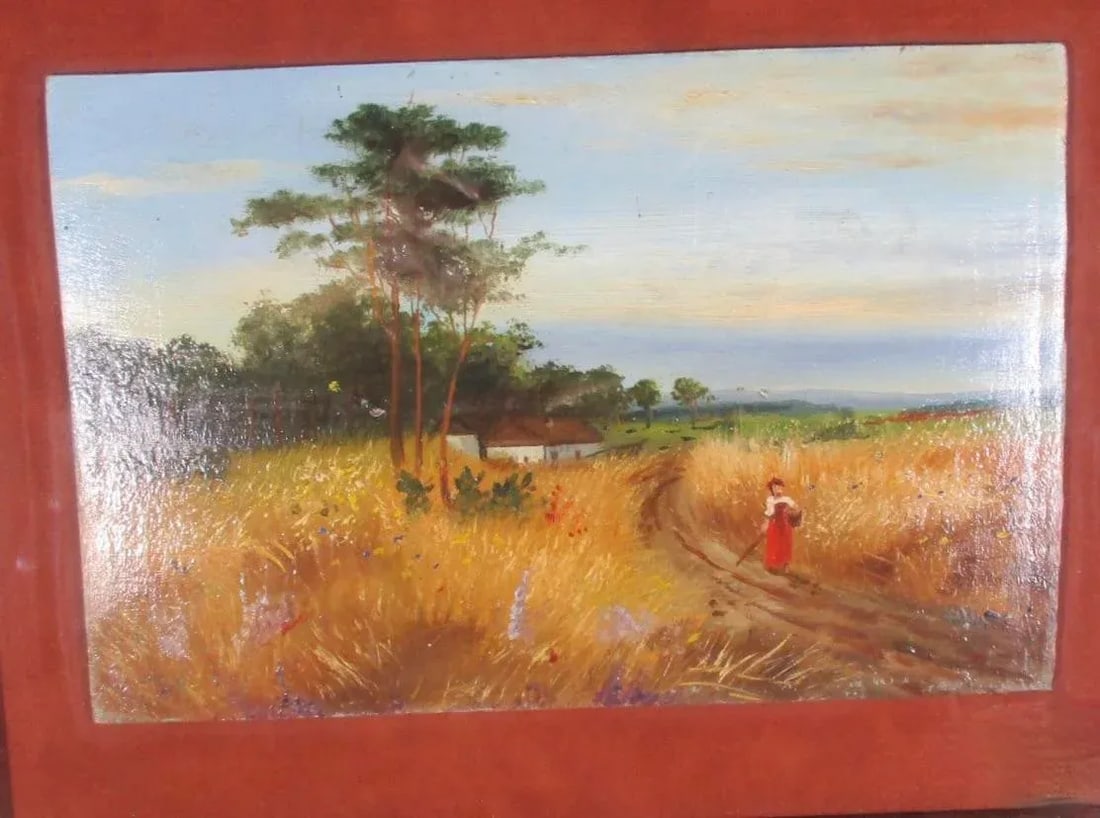 Post Impressionist Landscape by Richard Huber Circa 1990s - 3