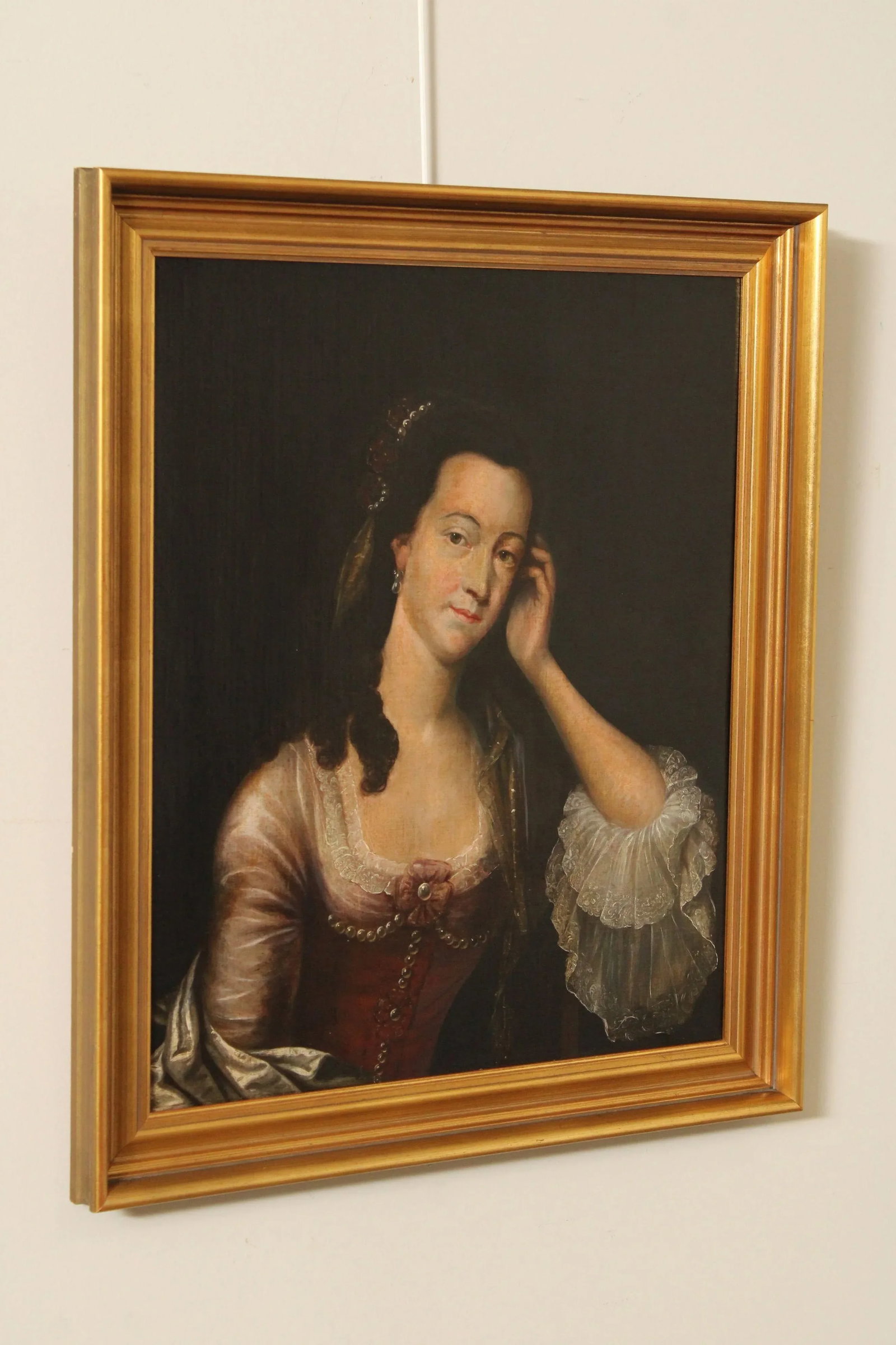 Antique Continental School Portrait of a Noblesse - 3