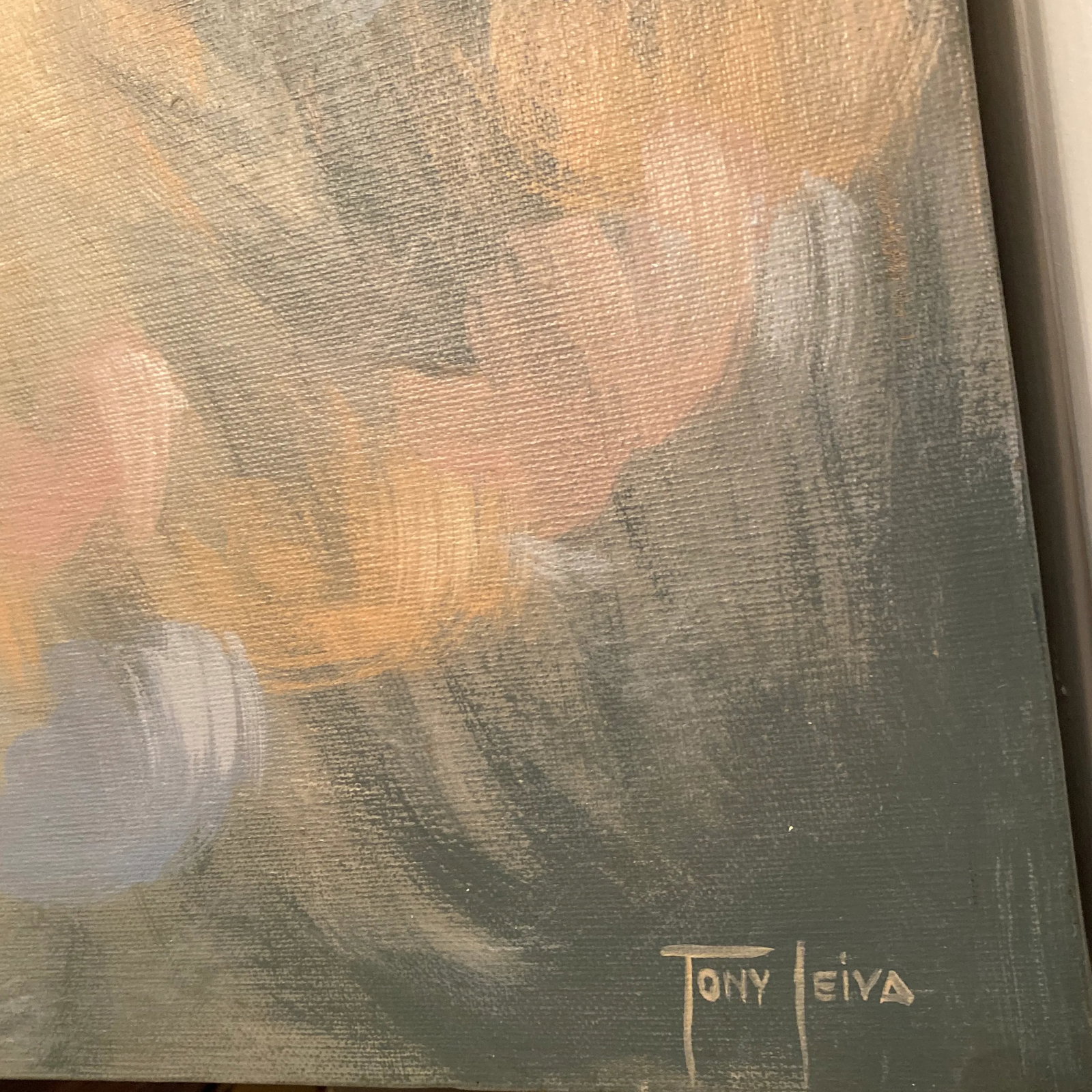 Minimalistic Abstract Painting "Twillight Mood" by Tony Leiva - 4